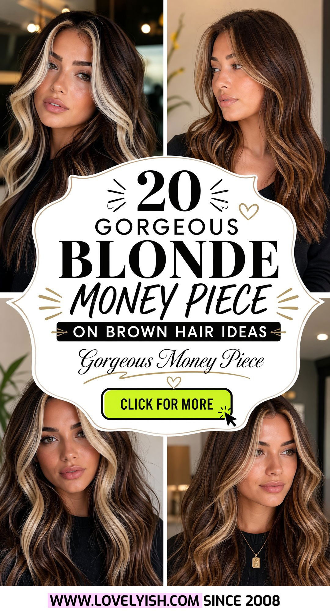 20 Gorgeous Blonde Money Piece On Brown Hair Ideas to Try - 20 Gorgeous Blonde Money Piece On Brown Hair Ideas to Try