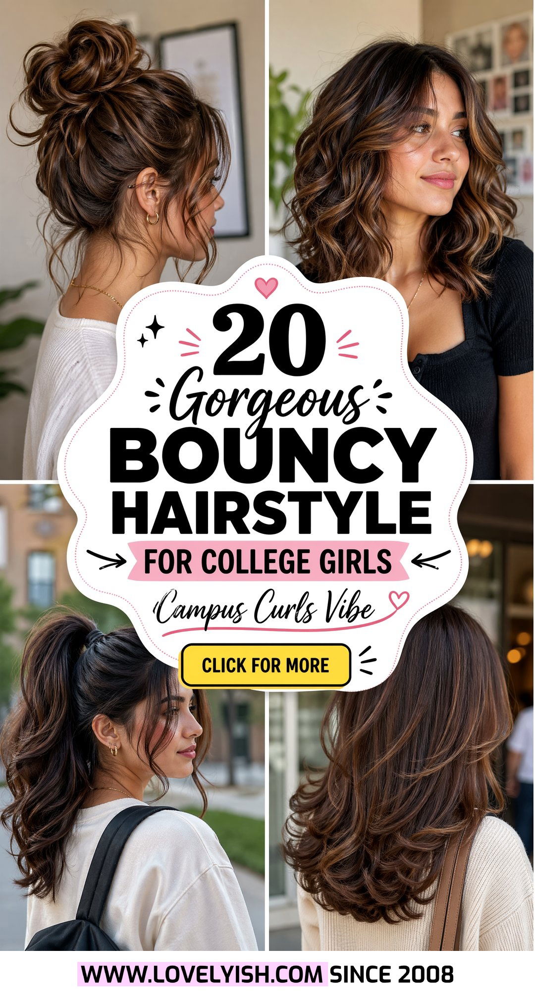 20 Gorgeous Bouncy Hairstyle For College Girls To Try Now - 20 Gorgeous Bouncy Hairstyle For College Girls To Try Now