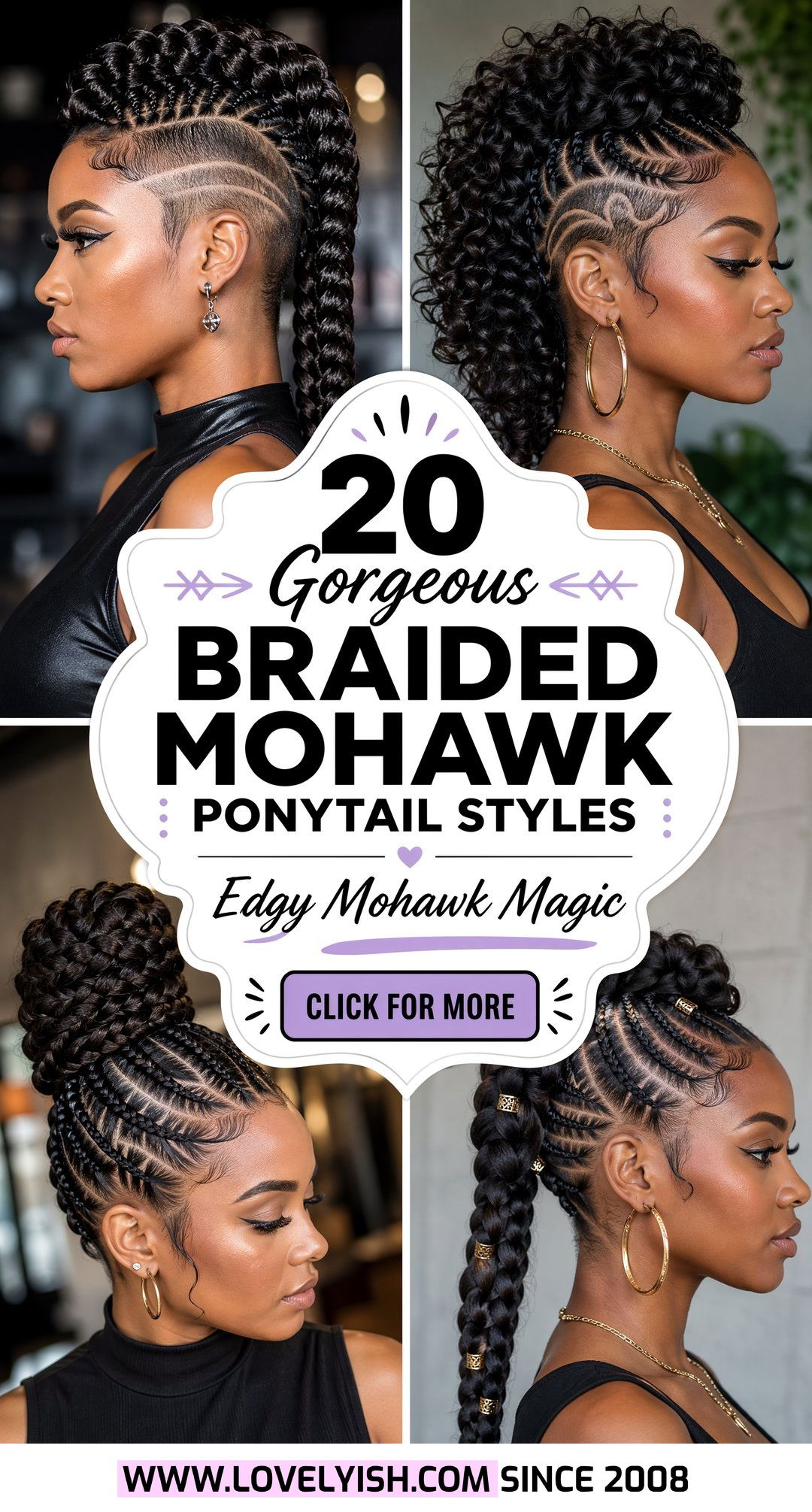 20 Gorgeous Braided Mohawk Ponytail Styles to Try Today - 20 Gorgeous Braided Mohawk Ponytail Styles to Try Today