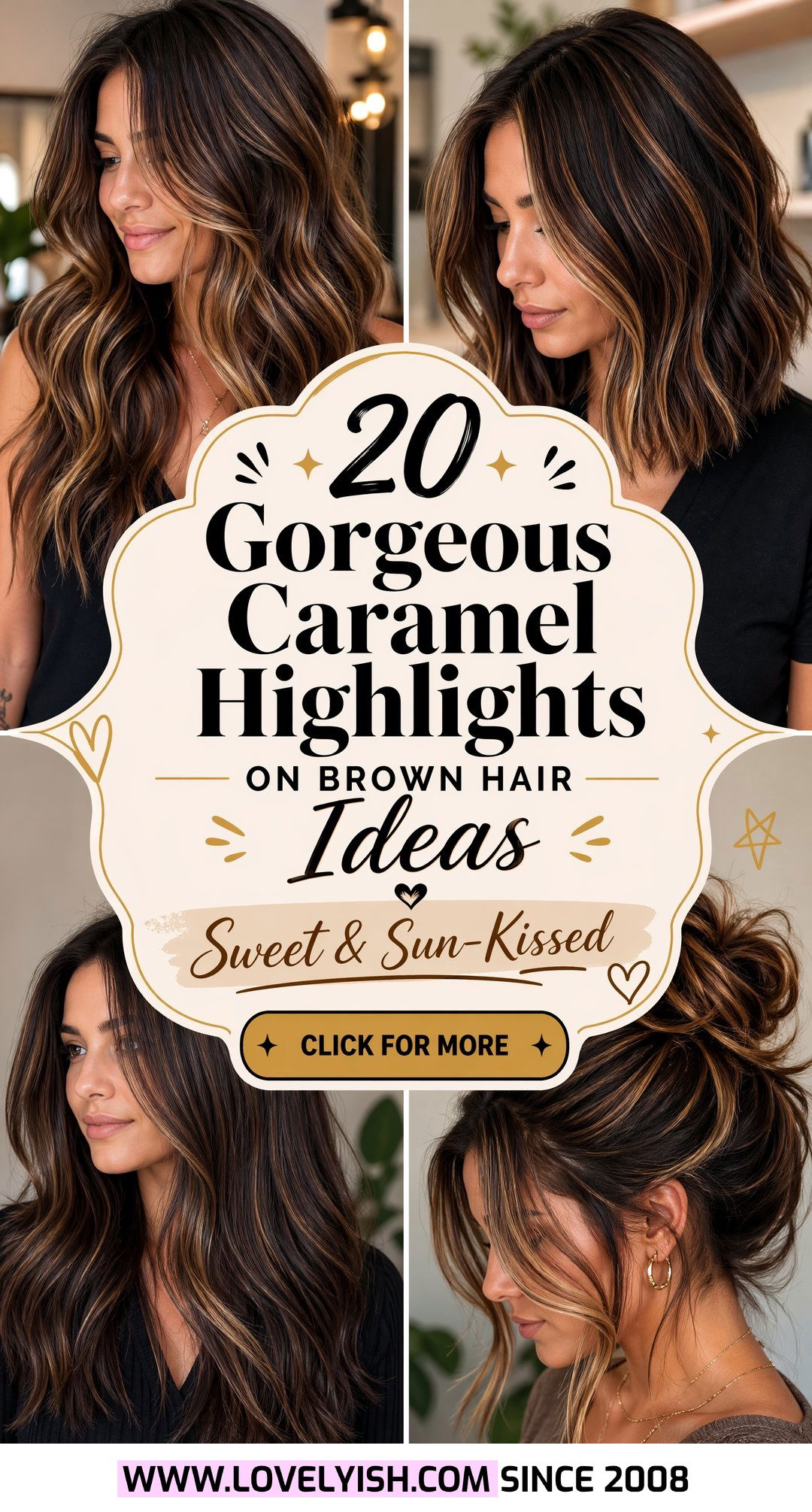 20 Gorgeous Caramel Highlights on Brown Hair to Try Now - 20 Gorgeous Caramel Highlights on Brown Hair to Try Now