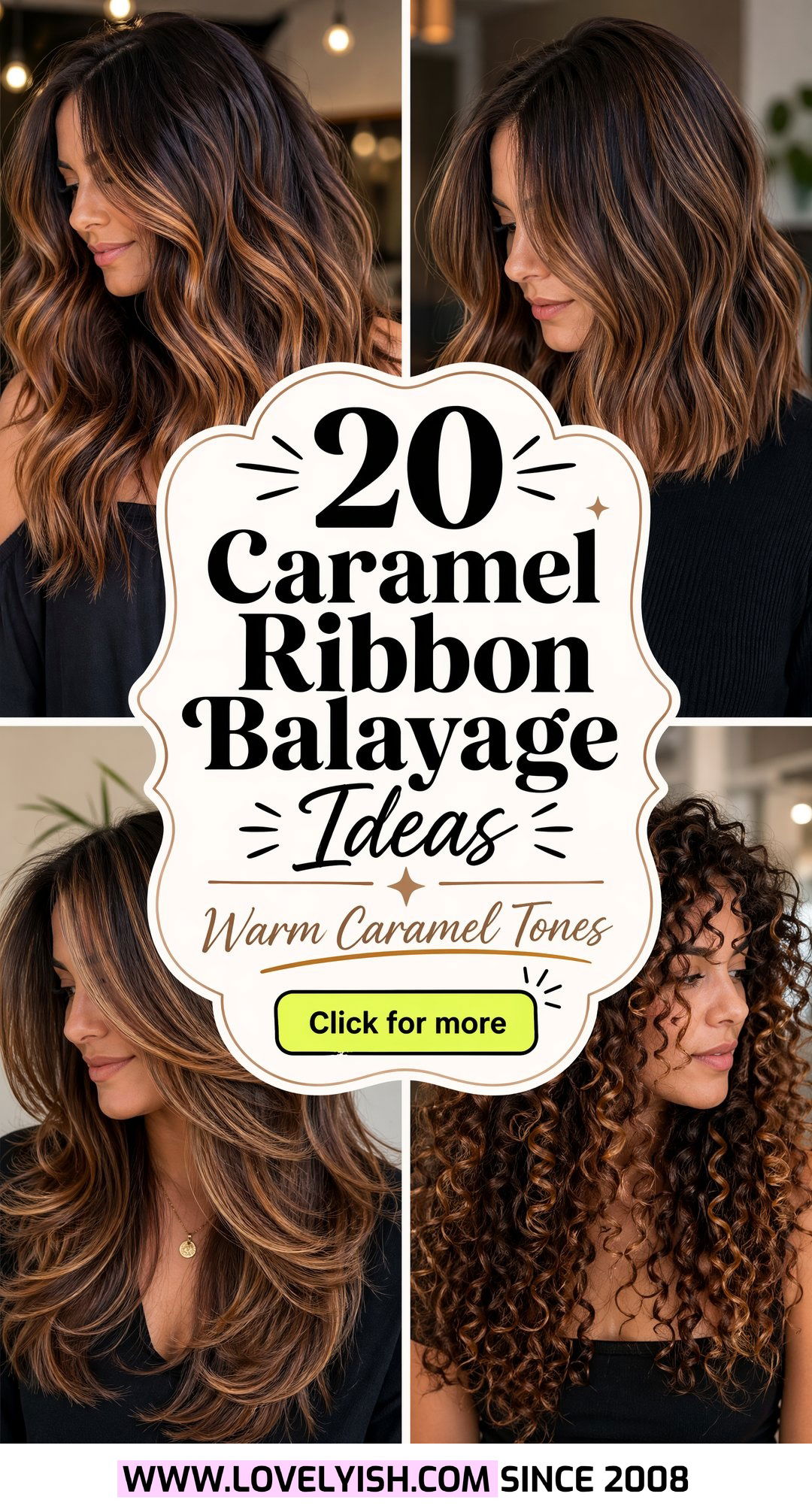 20 Gorgeous Caramel Ribbon Balayage Ideas for a Warm Look - 20 Gorgeous Caramel Ribbon Balayage Ideas for a Warm Look