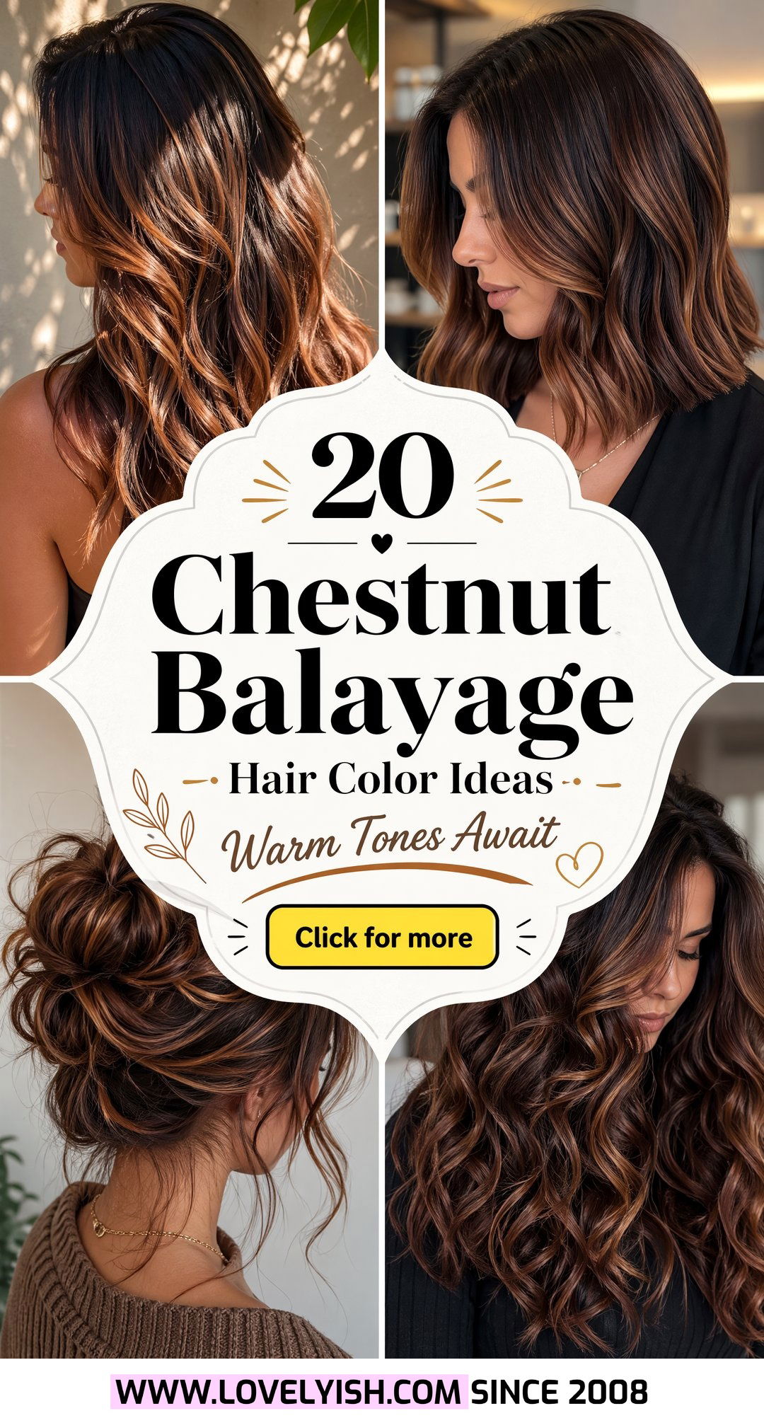 20 Gorgeous Chestnut Balayage Hair Color Ideas to Try Now - 20 Gorgeous Chestnut Balayage Hair Color Ideas to Try Now
