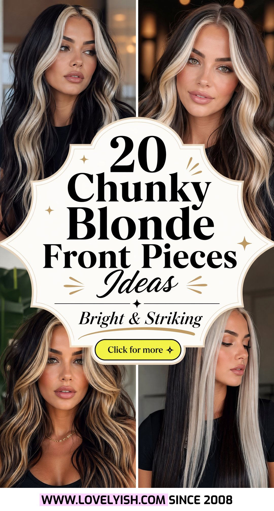 20 Gorgeous Chunky Blonde Front Pieces for a Bright Look - 20 Gorgeous Chunky Blonde Front Pieces for a Bright Look