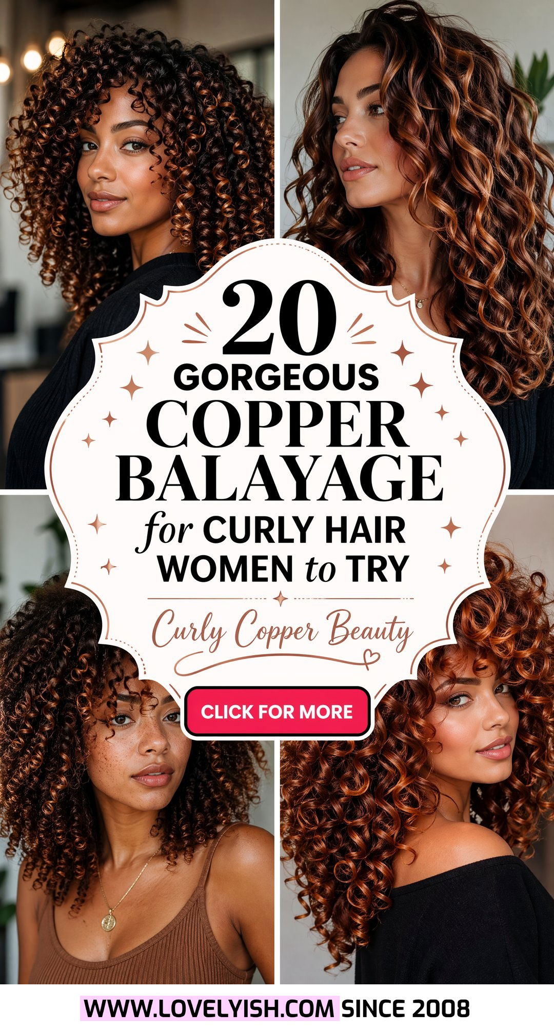 20 Gorgeous Copper Balayage for Curly Hair Women to Try - 20 Gorgeous Copper Balayage for Curly Hair Women to Try