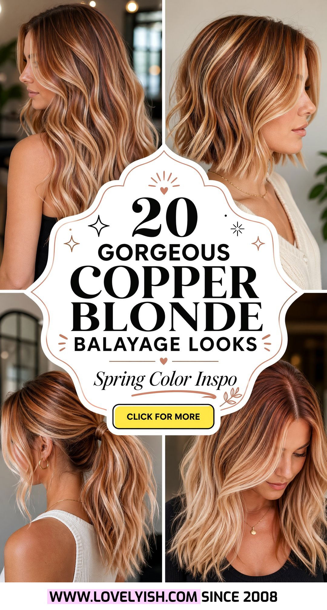 20 Gorgeous Copper Blonde Balayage Looks Perfect for Spring - 20 Gorgeous Copper Blonde Balayage Looks Perfect for Spring