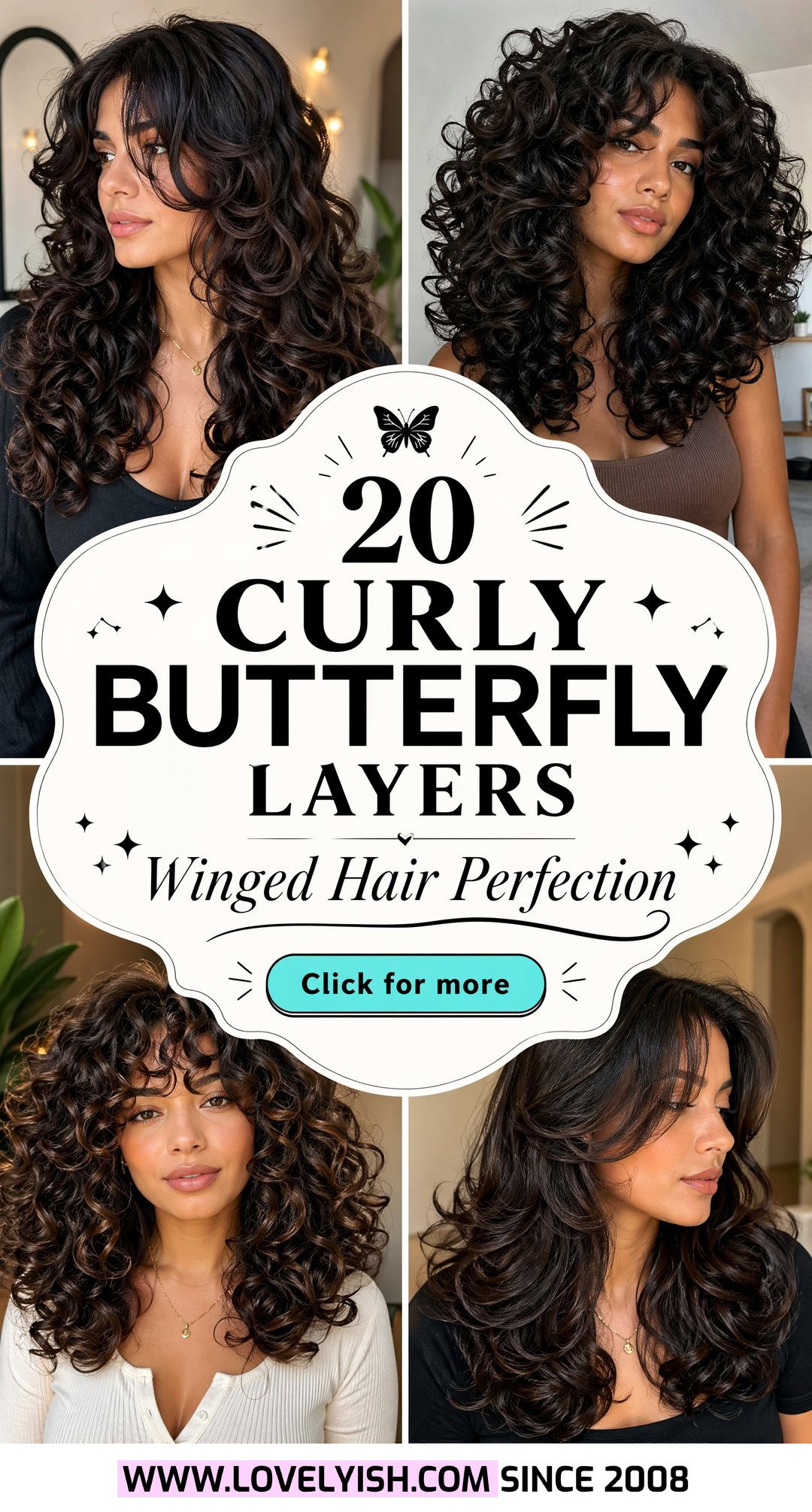 20 Gorgeous Curly Butterfly Layers for Long Hair Looks - 20 Gorgeous Curly Butterfly Layers for Long Hair Looks