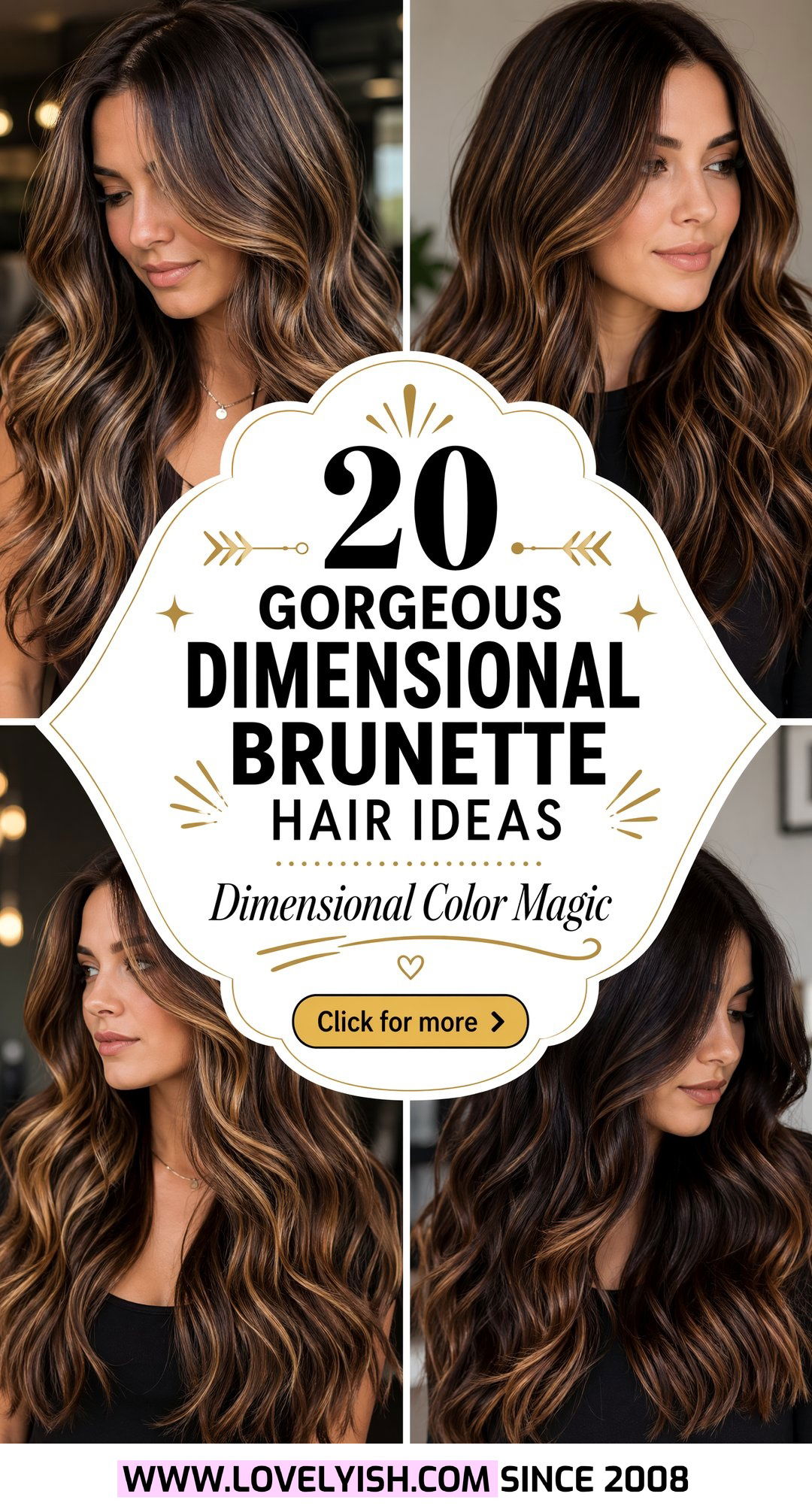 20 Gorgeous Dimensional Brunette Hair Ideas for a Fresh Look - 20 Gorgeous Dimensional Brunette Hair Ideas for a Fresh Look