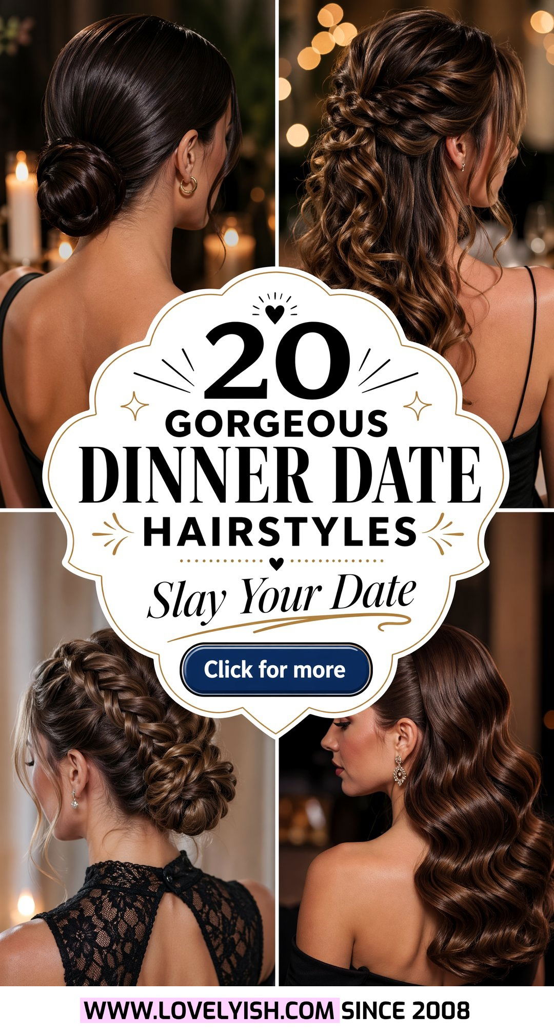 20 Gorgeous Dinner Date Hairstyles for a Perfect Night Out - 20 Gorgeous Dinner Date Hairstyles for a Perfect Night Out