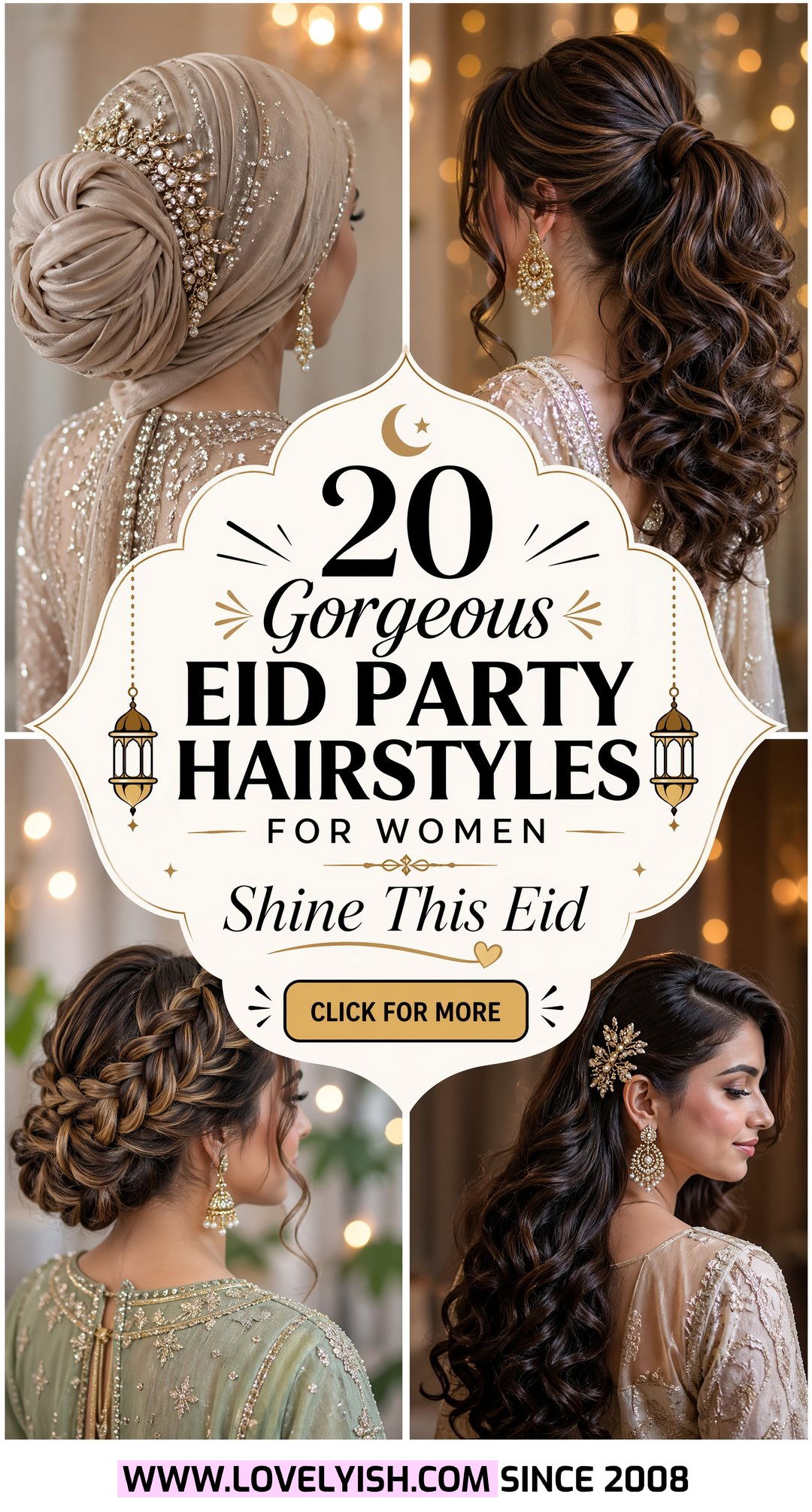 20 Gorgeous Eid Party Hairstyles for Women to Shine Brightly - 20 Gorgeous Eid Party Hairstyles for Women to Shine Brightly