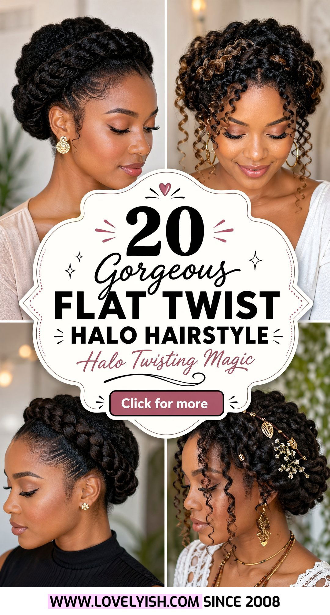 20 Gorgeous Flat Twist Halo Hairstyle Looks for Any Event - 20 Gorgeous Flat Twist Halo Hairstyle Looks for Any Event