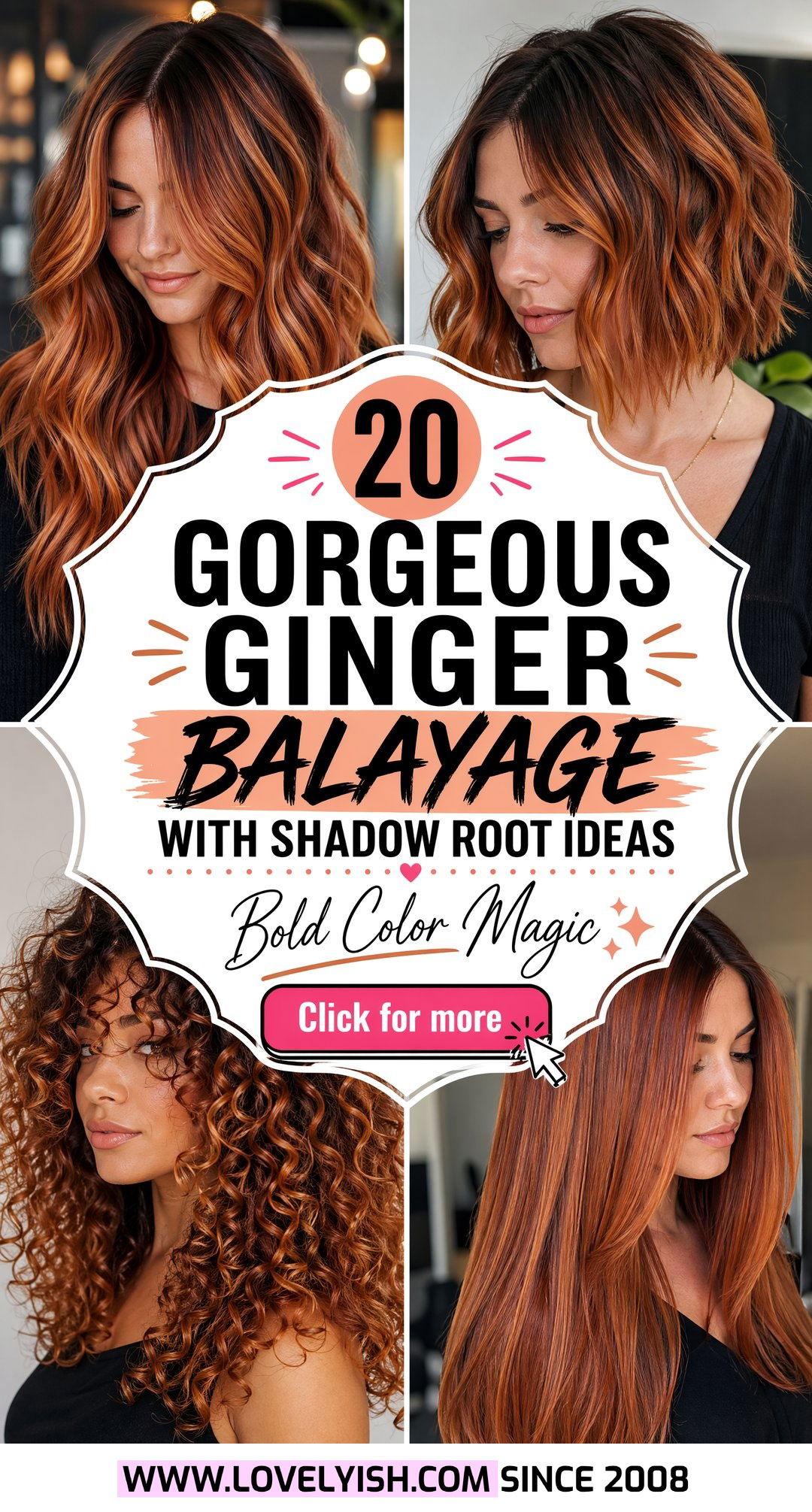 20 Gorgeous Ginger Balayage with Shadow Root Ideas to Try - 20 Gorgeous Ginger Balayage with Shadow Root Ideas to Try