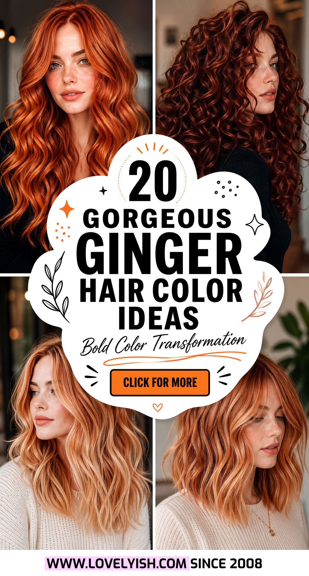 20 Gorgeous Ginger Hair Color Ideas for a Bold Transformation - 20 Gorgeous Ginger Hair Color Ideas for a Bold Transformation