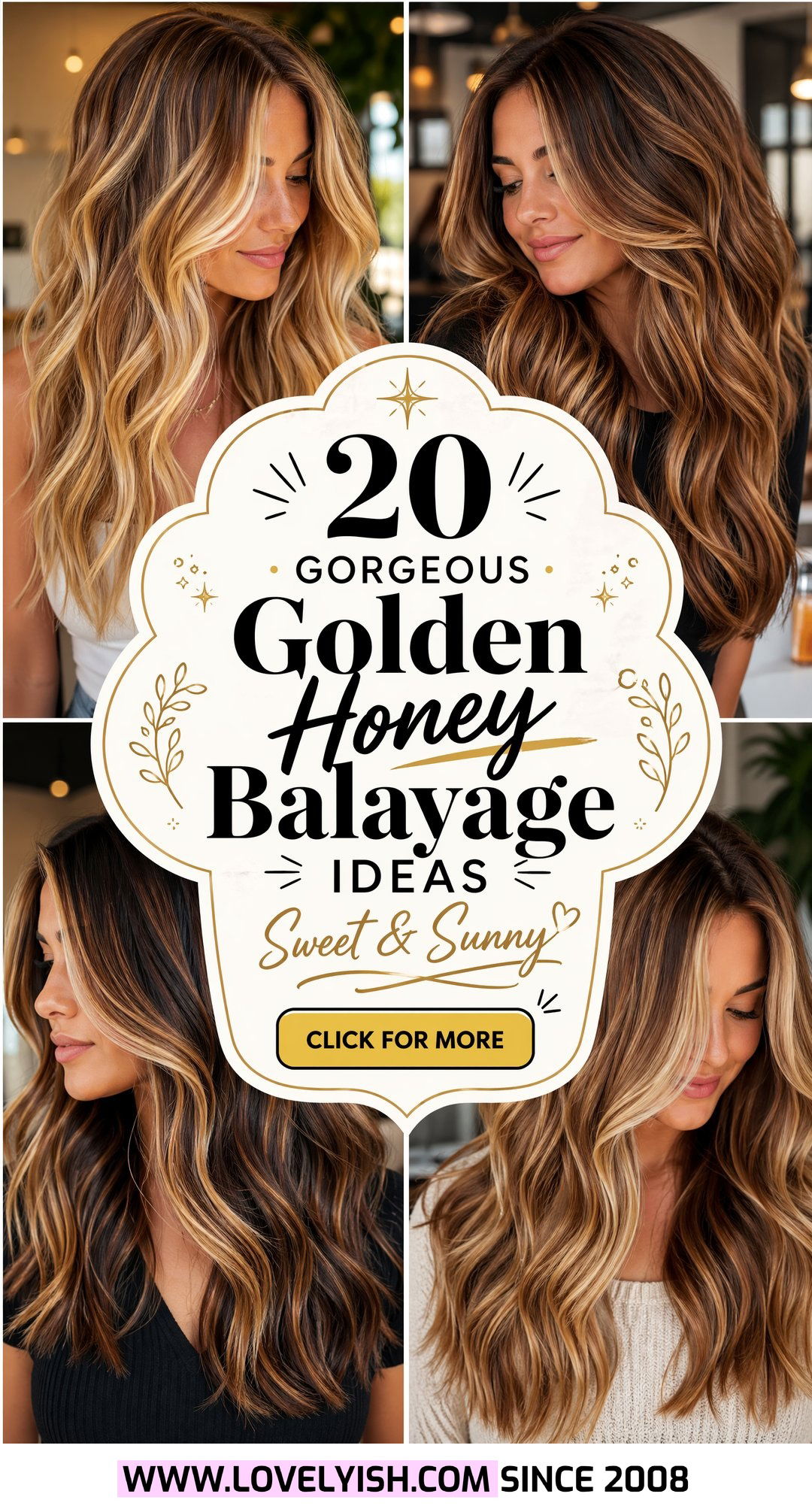 20 Gorgeous Golden Honey Balayage Ideas To Try This Year - 20 Gorgeous Golden Honey Balayage Ideas To Try This Year