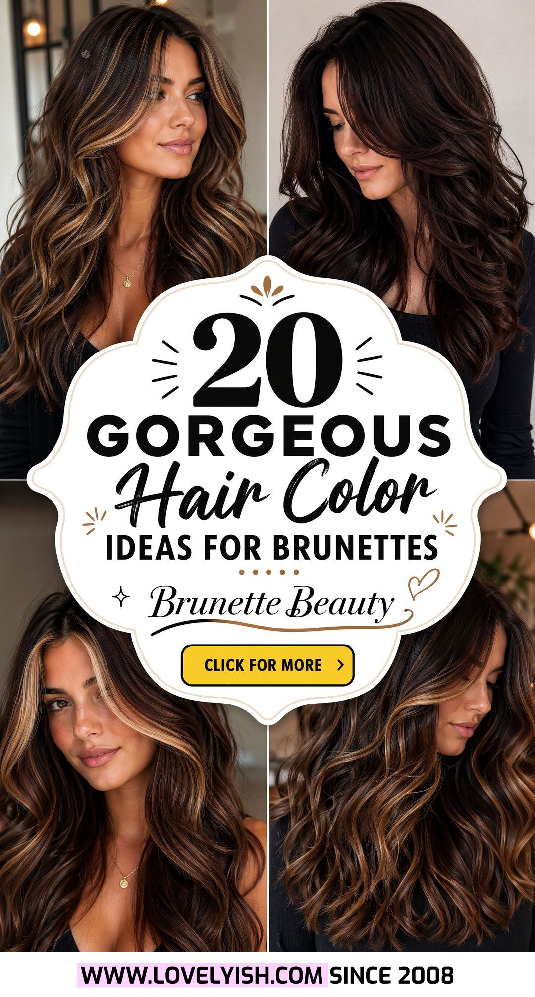 20 Gorgeous Hair Color Ideas For Brunettes You Must Try - 20 Gorgeous Hair Color Ideas For Brunettes You Must Try