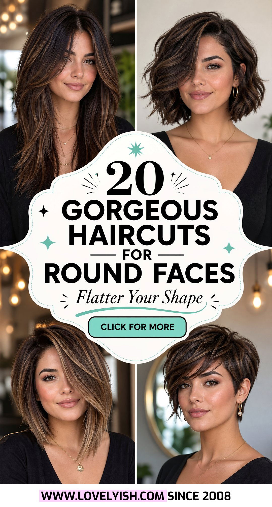 20 Gorgeous Haircuts For Round Faces To Flatter Your Shape - 20 Gorgeous Haircuts For Round Faces To Flatter Your Shape
