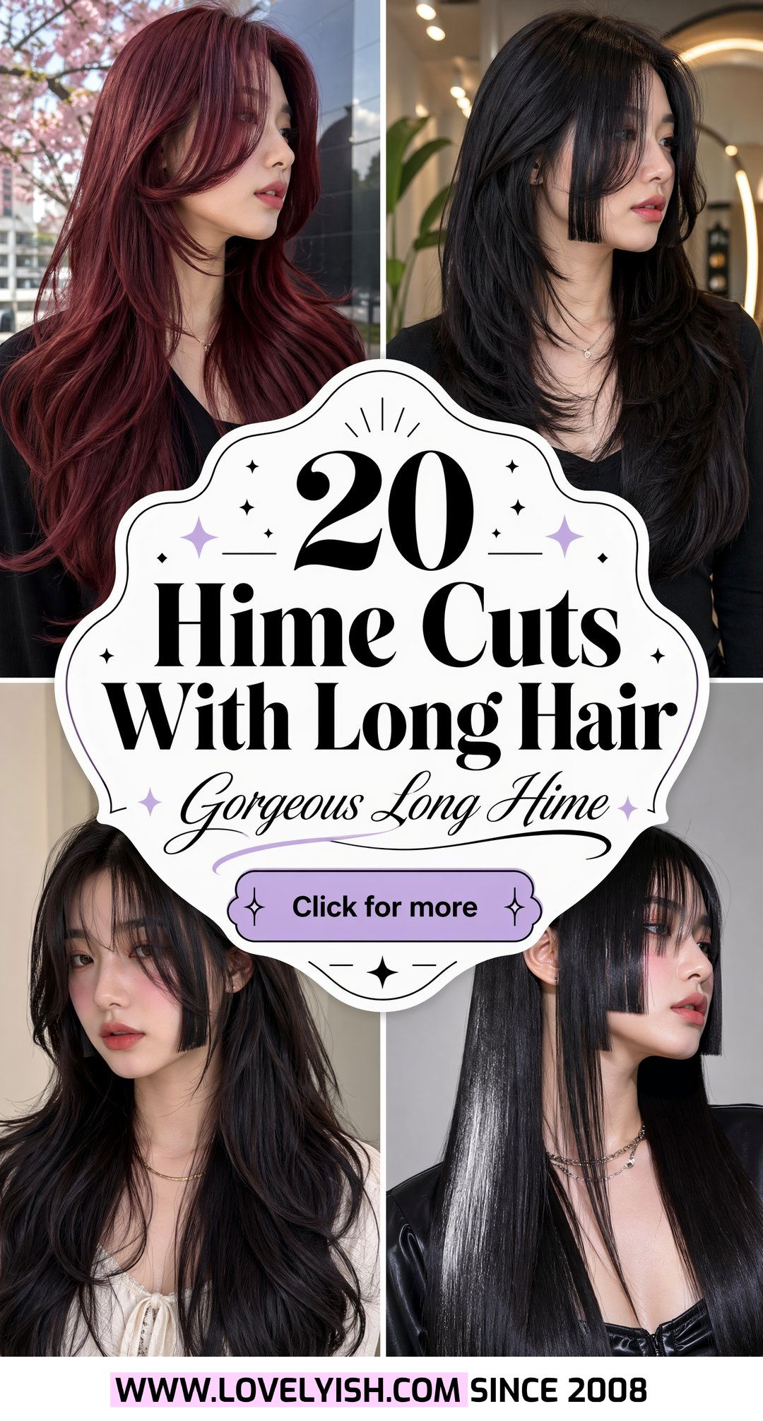 20 Gorgeous Hime Cut With Long Hair Ideas You Need to See - 20 Gorgeous Hime Cut With Long Hair Ideas You Need to See
