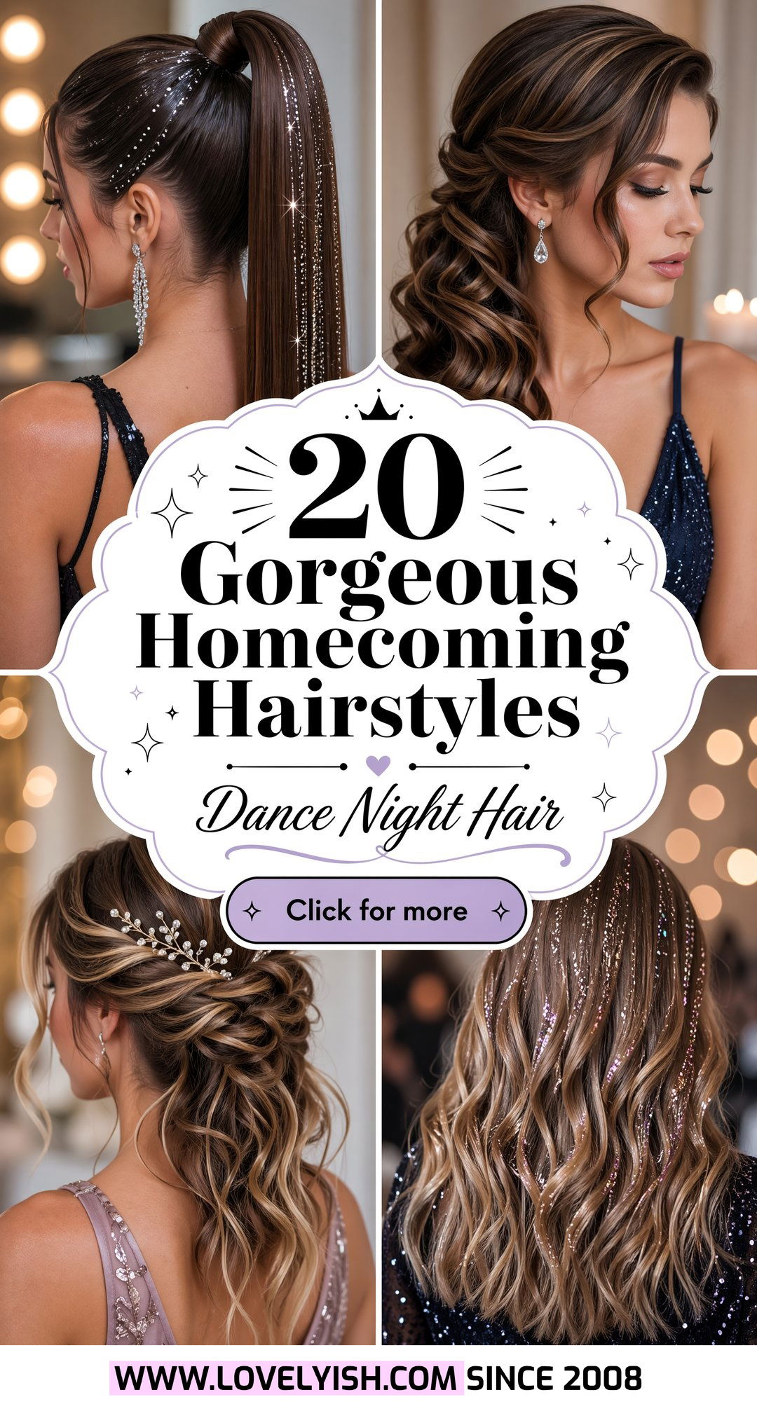 20 Gorgeous Homecoming Hairstyles for Teenage Girls to Try - 20 Gorgeous Homecoming Hairstyles for Teenage Girls to Try