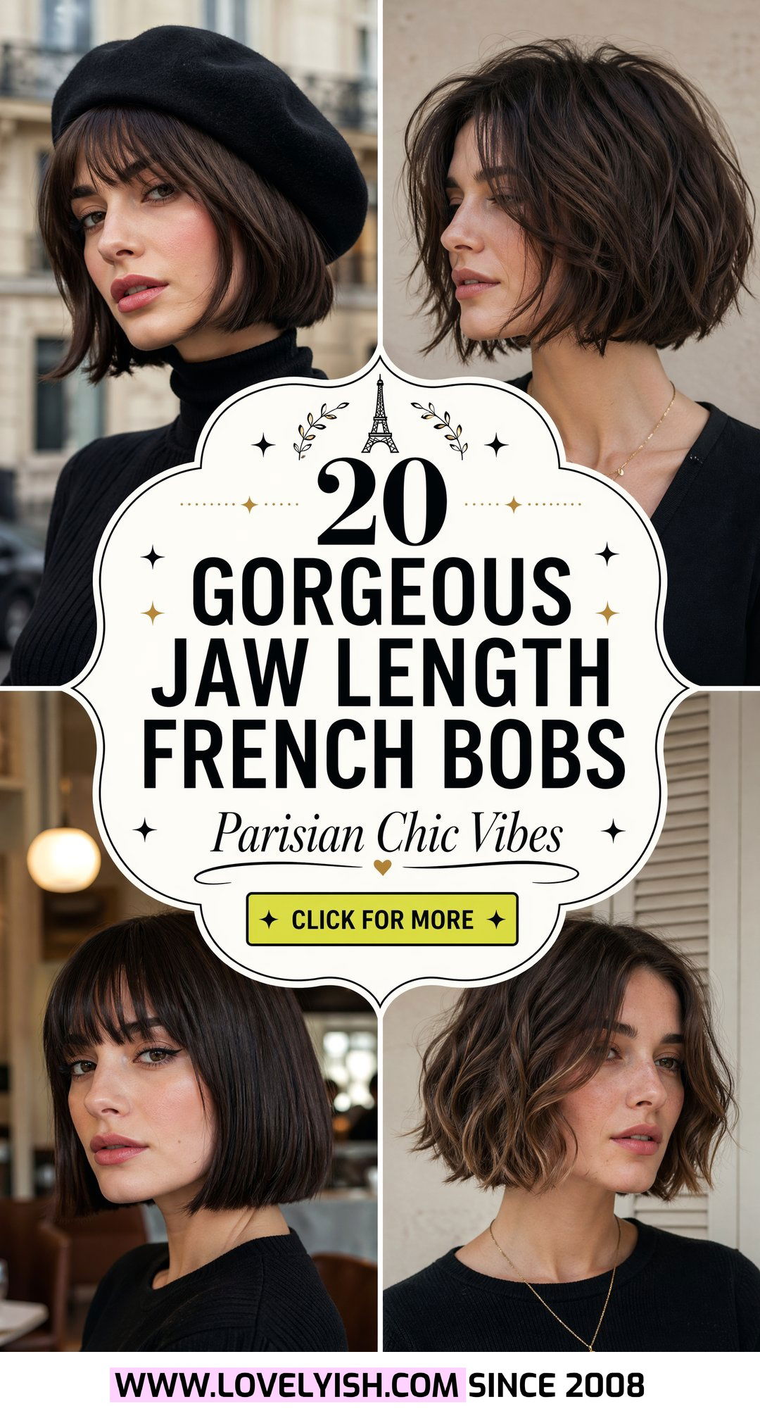 20 Gorgeous Jaw Length French Bob Ideas for a Fresh Look - 20 Gorgeous Jaw Length French Bob Ideas for a Fresh Look