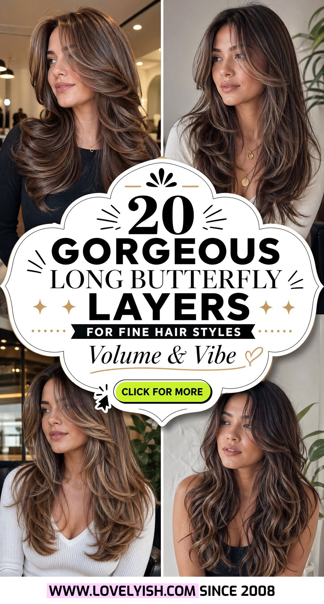 20 Gorgeous Long Butterfly Layers for Fine Hair Styles - 20 Gorgeous Long Butterfly Layers for Fine Hair Styles