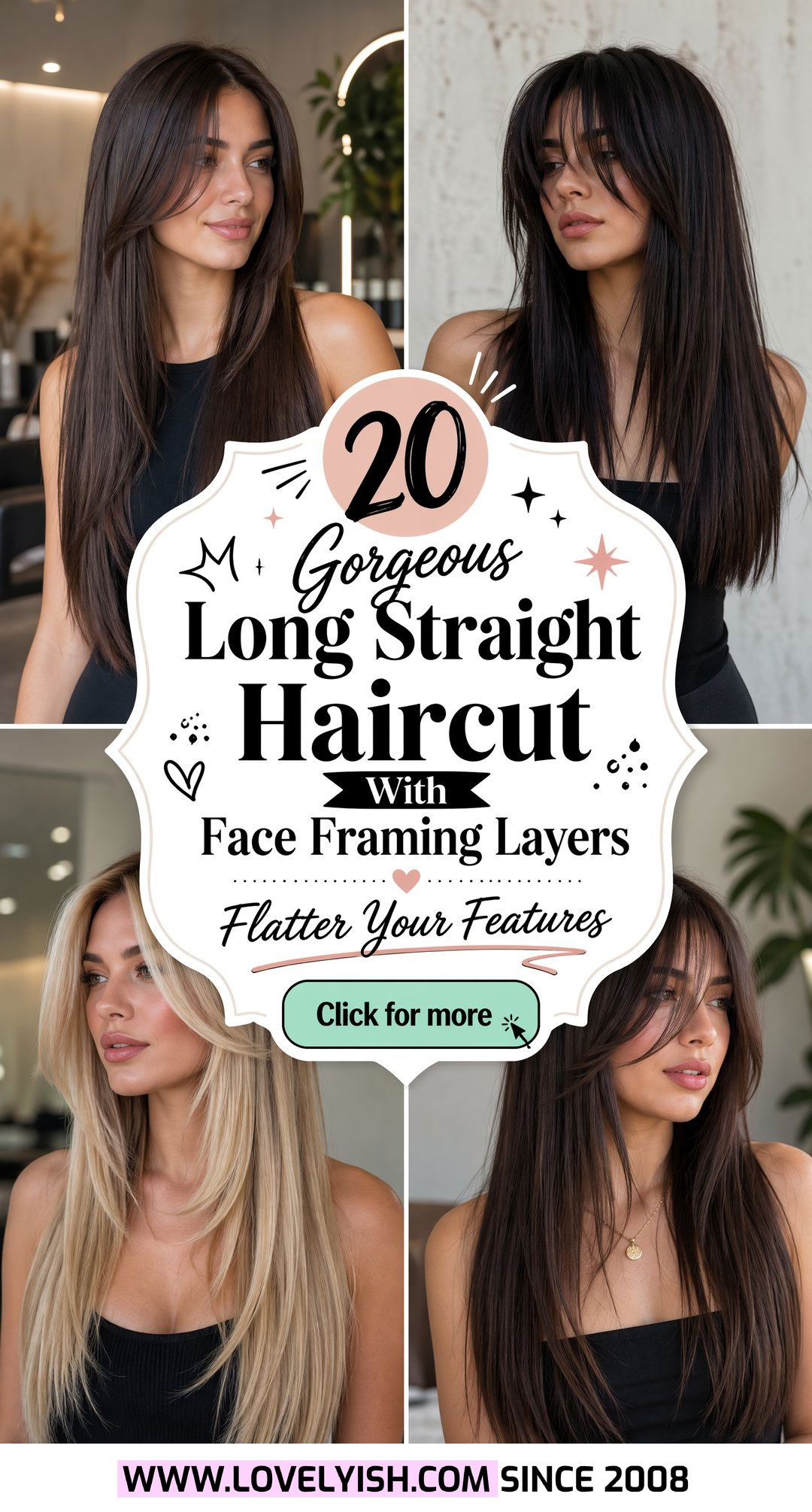 20 Gorgeous Long Straight Haircut With Face Framing Layers - 20 Gorgeous Long Straight Haircut With Face Framing Layers