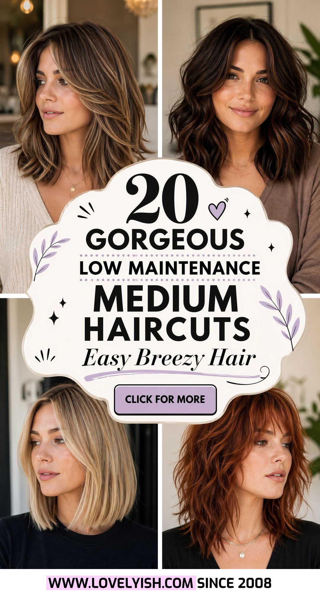 20 Gorgeous Low Maintenance Medium Haircut Ideas to Try - 20 Gorgeous Low Maintenance Medium Haircut Ideas to Try