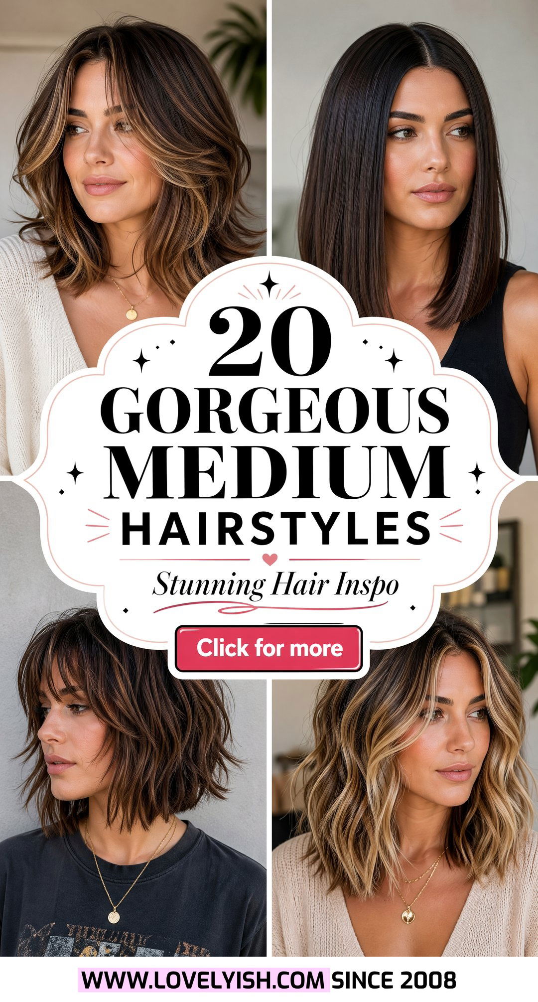 20 Gorgeous Medium Hairstyle Ideas for Women to Try Today - 20 Gorgeous Medium Hairstyle Ideas for Women to Try Today