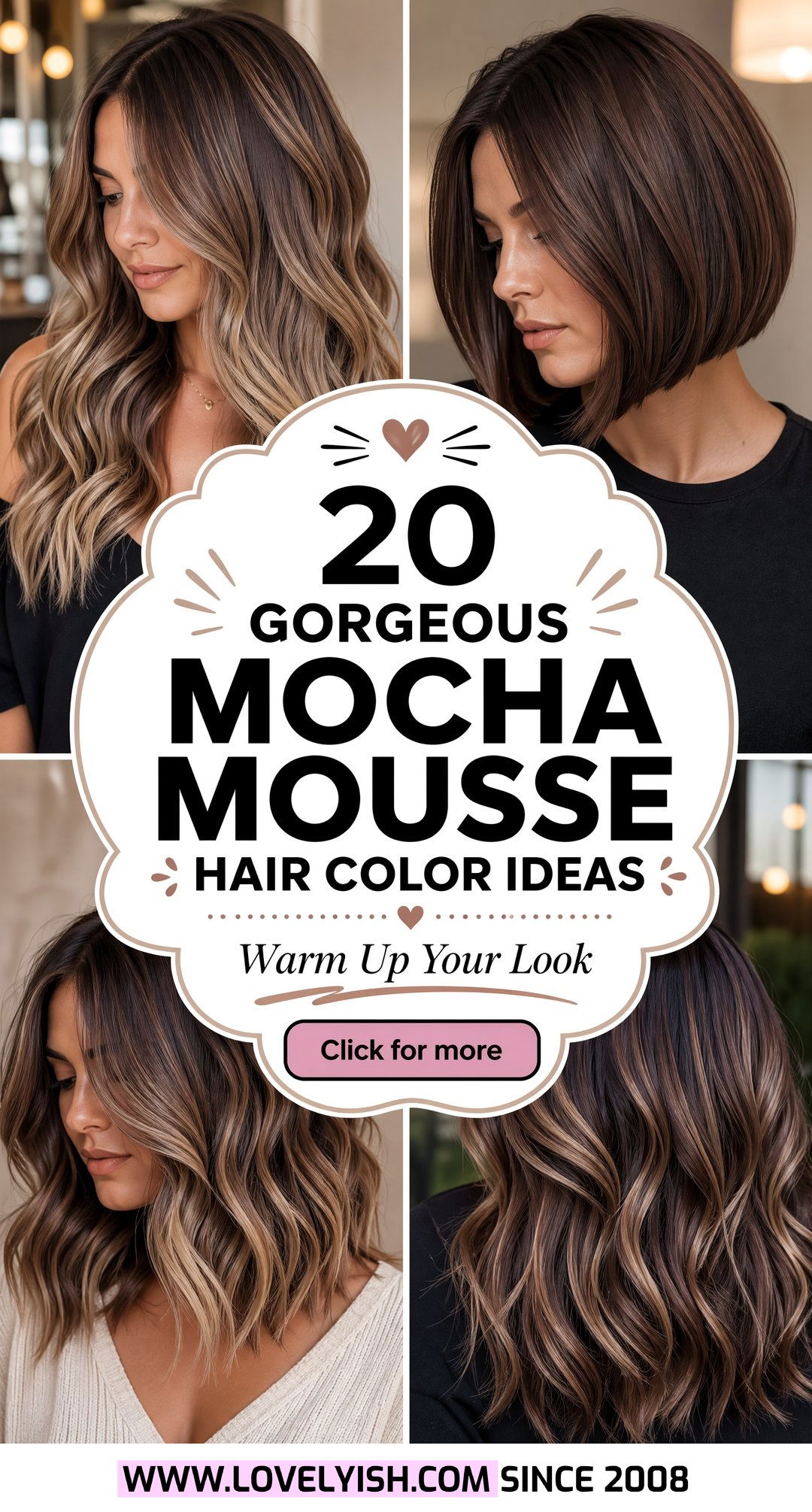 20 Gorgeous Mocha Mousse Hair Color Ideas for Your Next Look - 20 Gorgeous Mocha Mousse Hair Color Ideas for Your Next Look