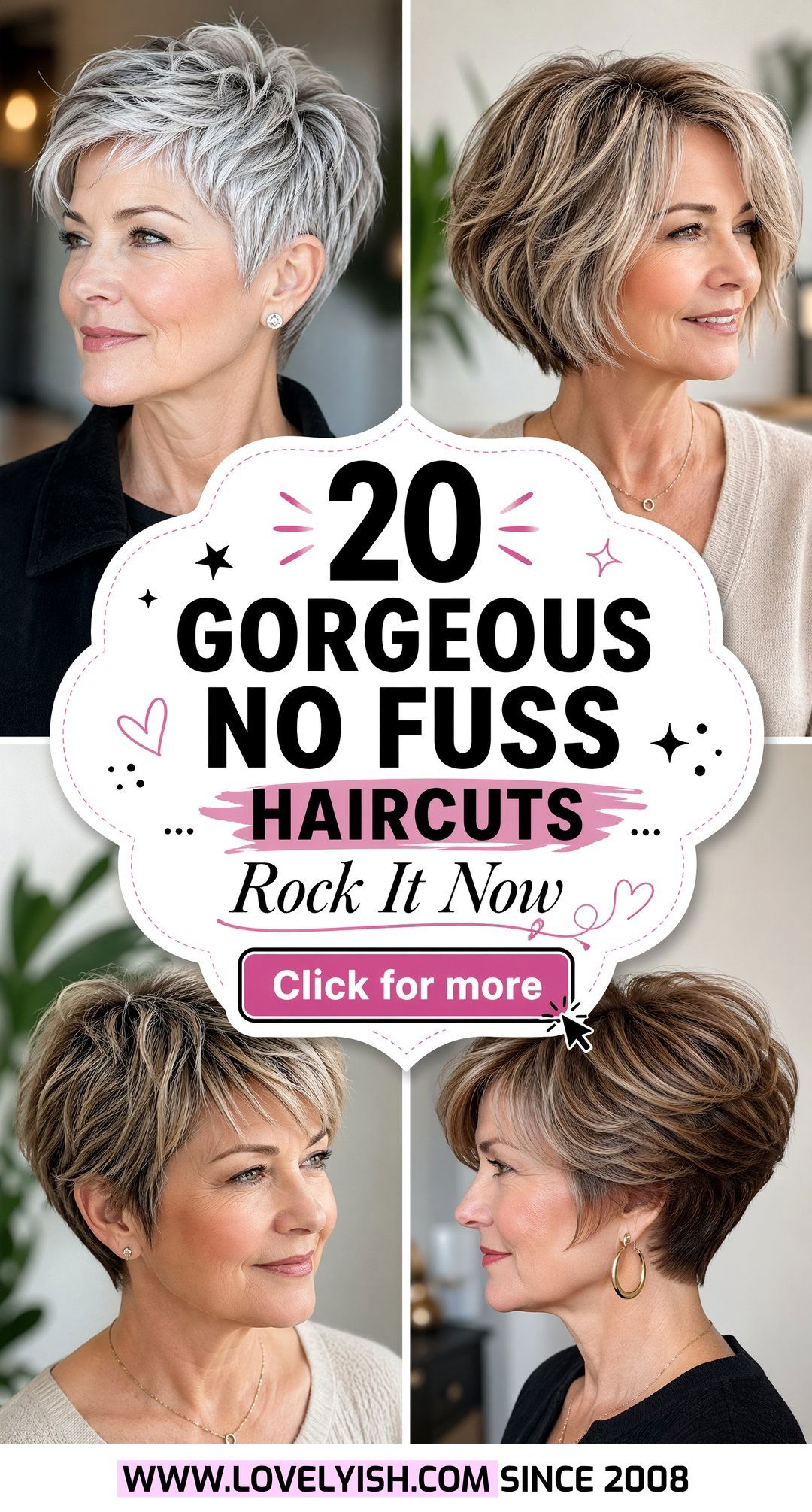 20 Gorgeous No Fuss Haircuts for Older Women to Rock Now - 20 Gorgeous No Fuss Haircuts for Older Women to Rock Now