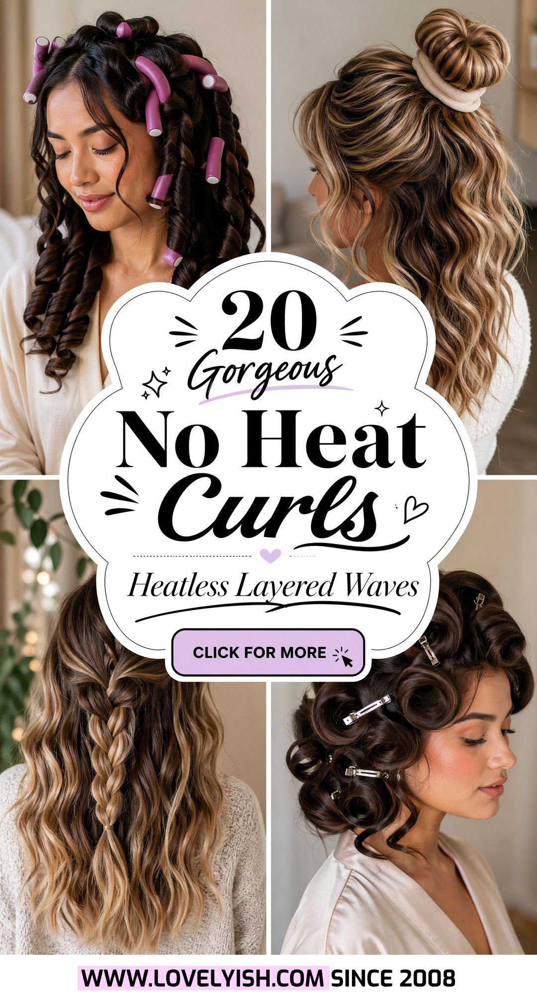 20 Gorgeous No Heat Curls for Layered Hair That Look Amazing - 20 Gorgeous No Heat Curls for Layered Hair That Look Amazing
