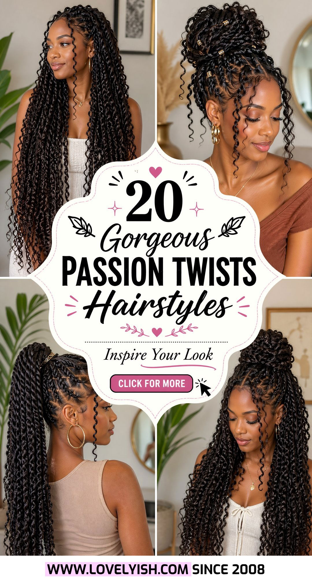 20 Gorgeous Passion Twists Hairstyles to Inspire Your Look - 20 Gorgeous Passion Twists Hairstyles to Inspire Your Look