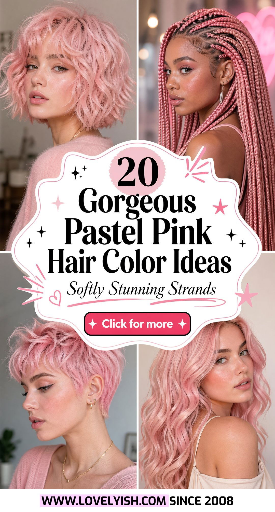 20 Gorgeous Pastel Pink Hair Color Ideas for a Soft Look - 20 Gorgeous Pastel Pink Hair Color Ideas for a Soft Look