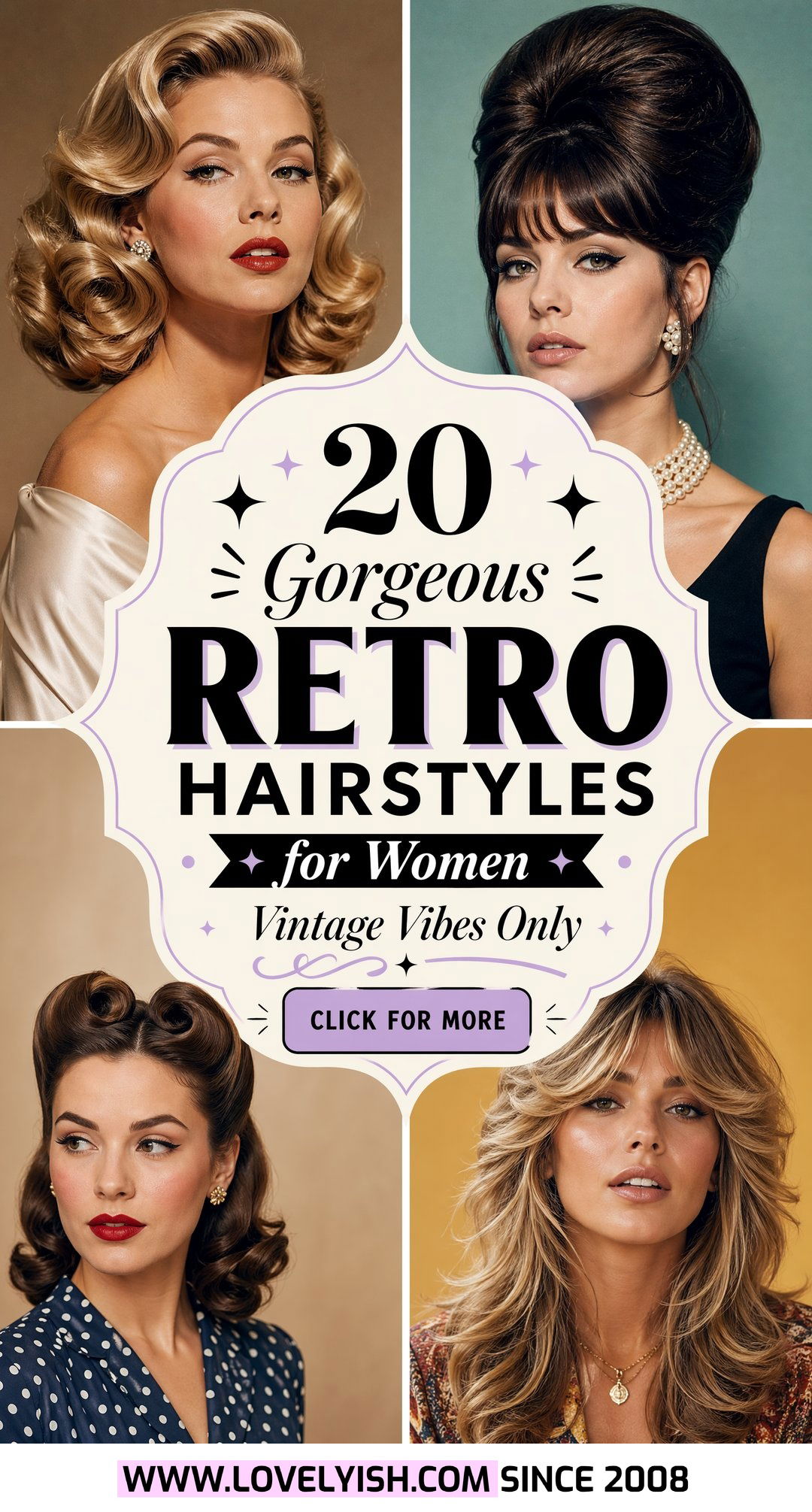 20 Gorgeous Retro Hairstyles for Women to Rock This Year - 20 Gorgeous Retro Hairstyles for Women to Rock This Year