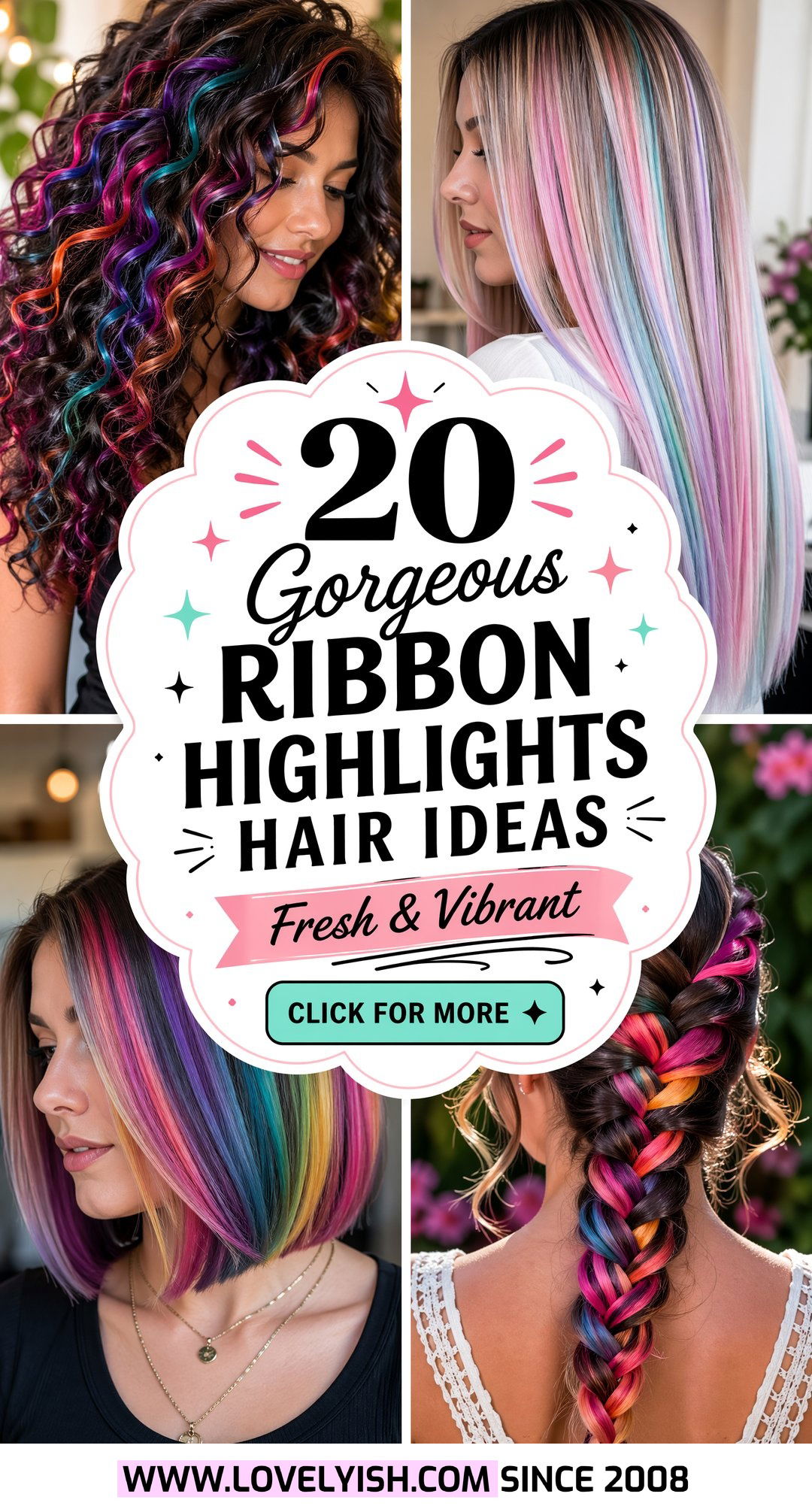 20 Gorgeous Ribbon Highlights Hair Ideas for a Fresh Look - 20 Gorgeous Ribbon Highlights Hair Ideas for a Fresh Look