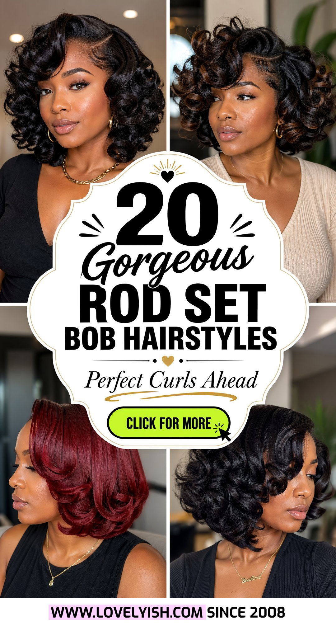 20 Gorgeous Rod Set Bob Hairstyle Ideas for Perfect Curls - 20 Gorgeous Rod Set Bob Hairstyle Ideas for Perfect Curls