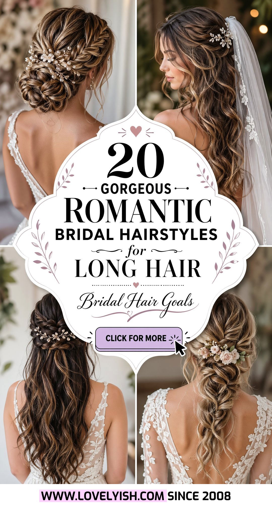 20 Gorgeous Romantic Bridal Hairstyle for Long Hair Ideas - 20 Gorgeous Romantic Bridal Hairstyle for Long Hair Ideas