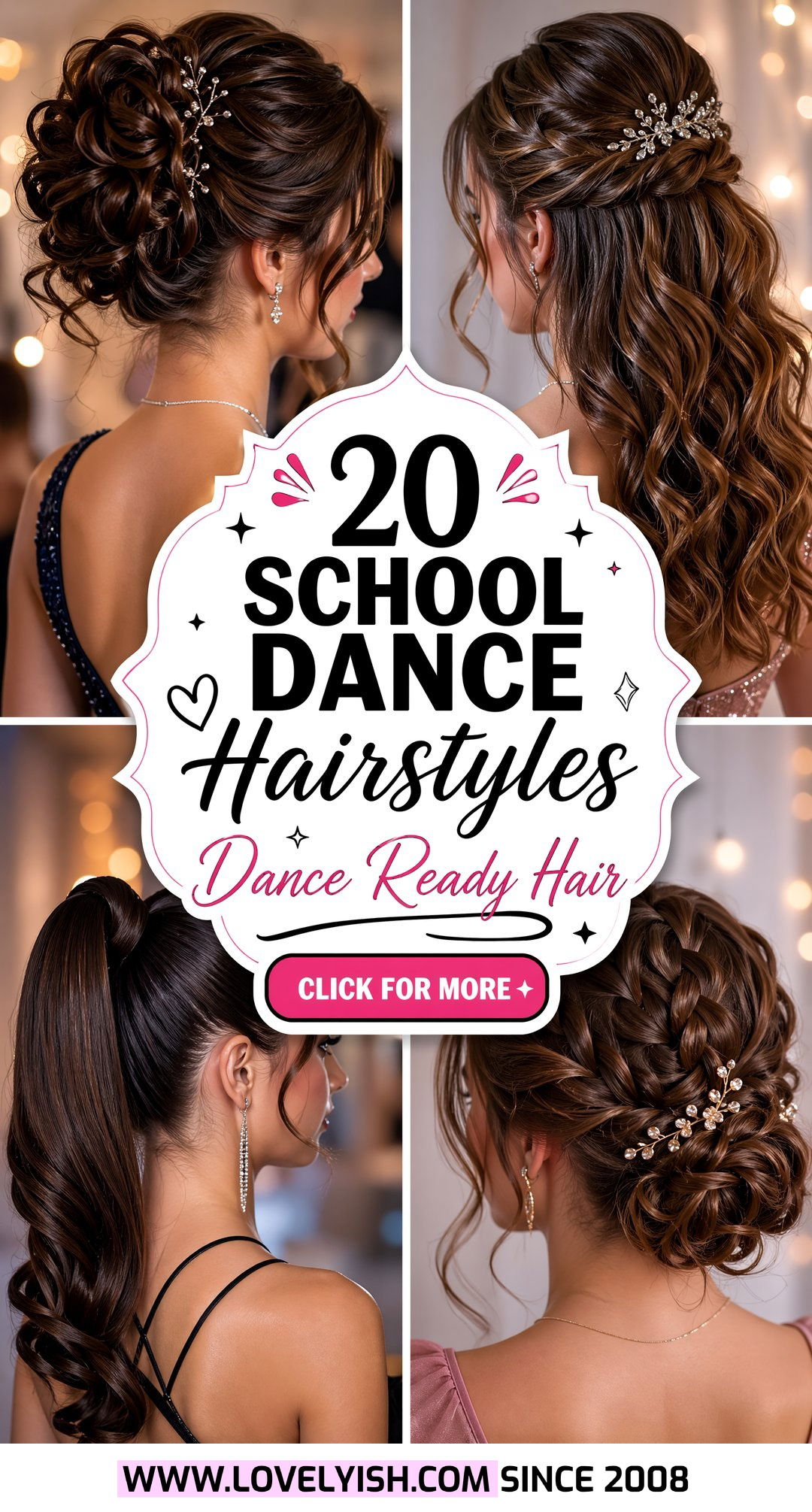 20 Gorgeous School Dance Hairstyles for Your Next Big Night - 20 Gorgeous School Dance Hairstyles for Your Next Big Night