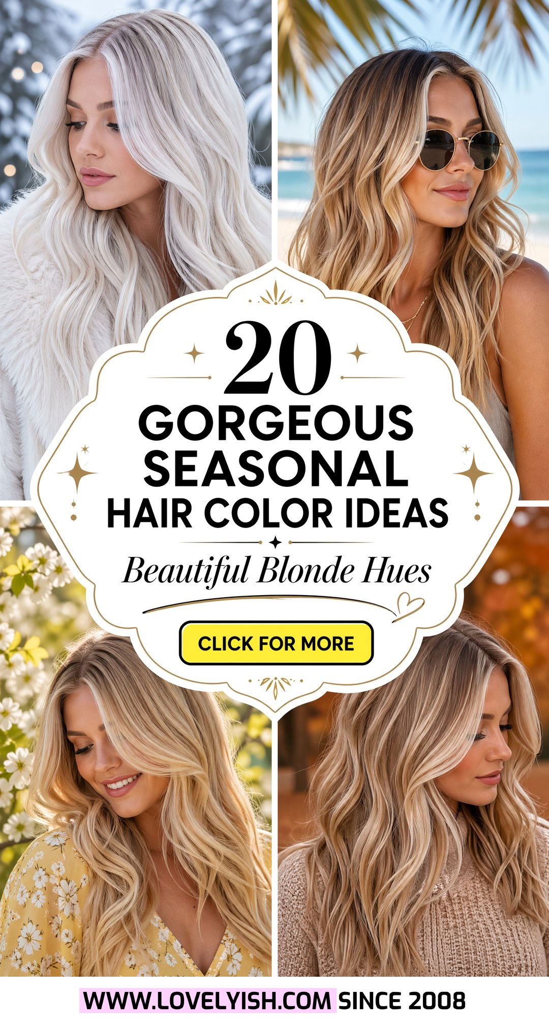 20 Gorgeous Seasonal Hair Color Ideas for Blondes to Try - 20 Gorgeous Seasonal Hair Color Ideas for Blondes to Try