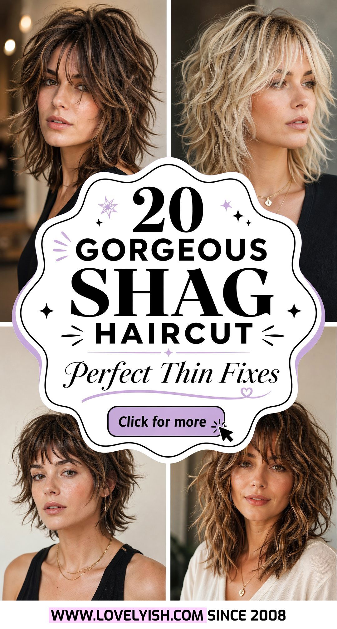 20 Gorgeous Shag Haircut for Thin Hair Over 50 Styles to Try - 20 Gorgeous Shag Haircut for Thin Hair Over 50 Styles to Try