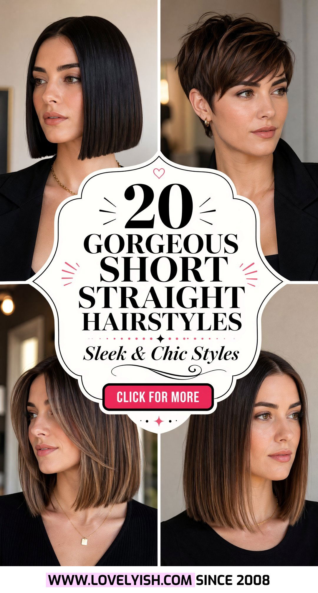 20 Gorgeous Short Straight Hairstyles for Every Occasion - 20 Gorgeous Short Straight Hairstyles for Every Occasion