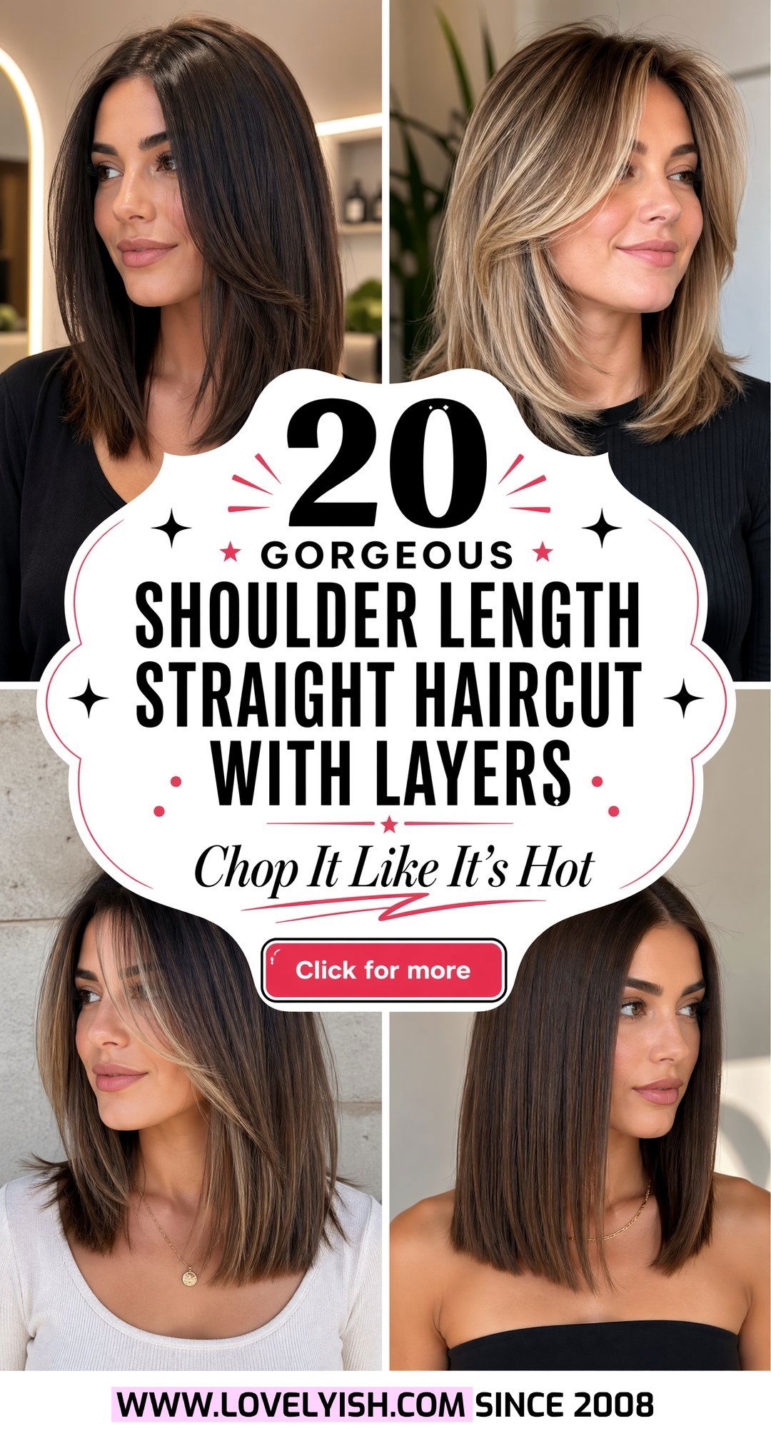 20 Gorgeous Shoulder Length Straight Haircut With Layers - 20 Gorgeous Shoulder Length Straight Haircut With Layers