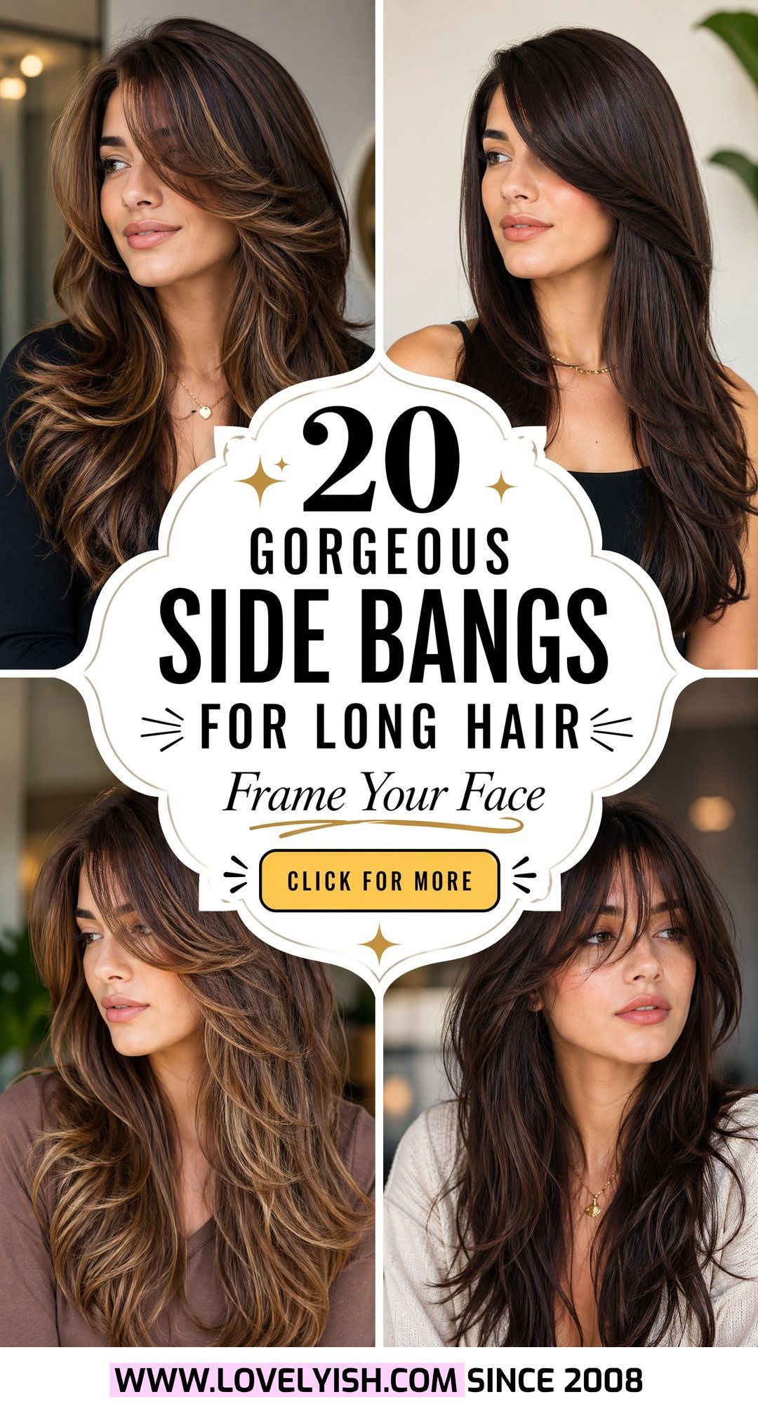 20 Gorgeous Side Bangs for Long Hair Trendy Styles to Try - 20 Gorgeous Side Bangs for Long Hair: Trendy Styles to Try
