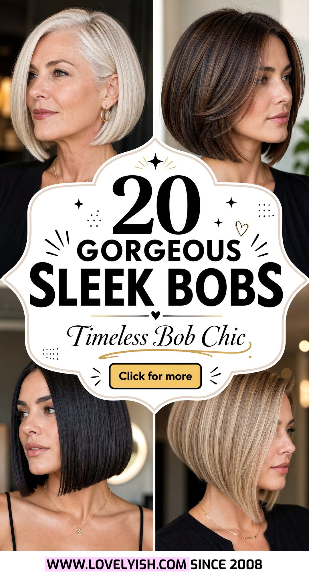20 Gorgeous Sleek Bob for Mature Women to Try Right Now - 20 Gorgeous Sleek Bob for Mature Women to Try Right Now