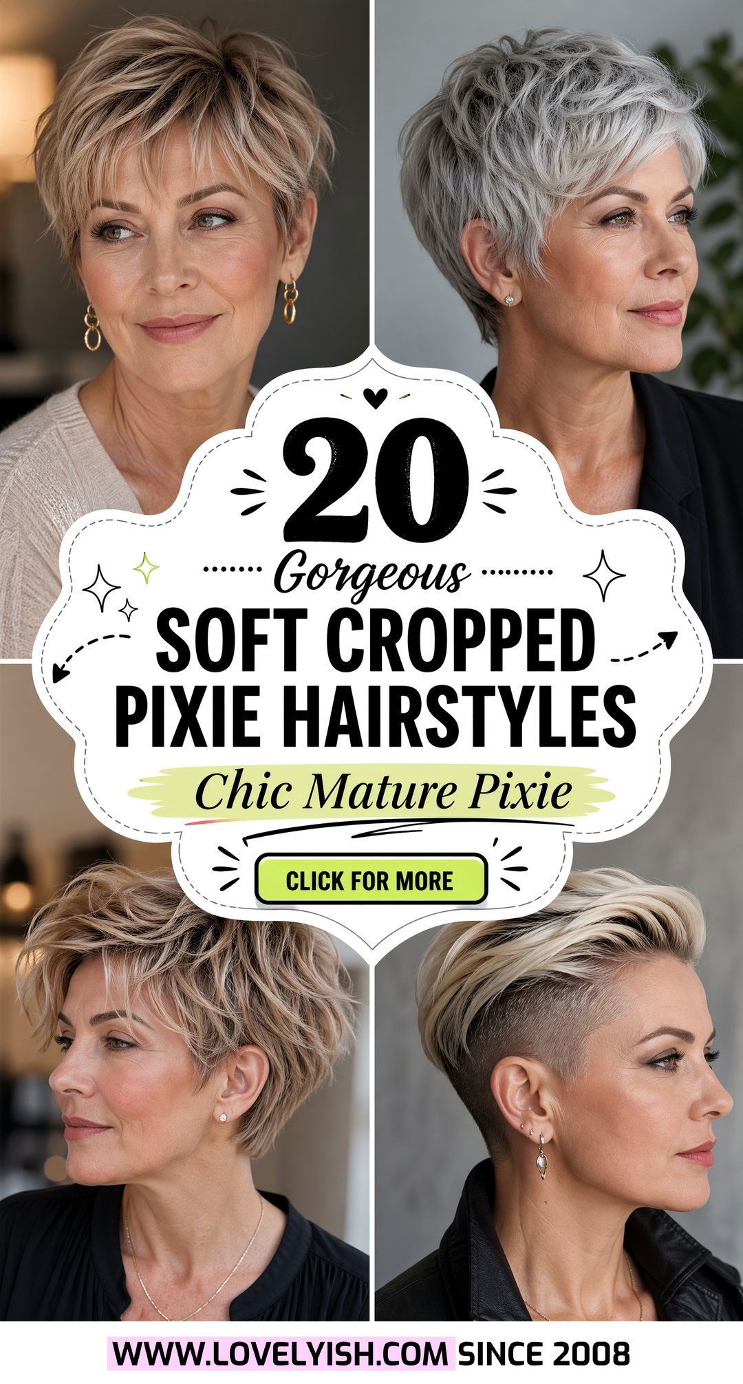 20 Gorgeous Soft Cropped Pixie Hairstyles for Mature Women - 20 Gorgeous Soft Cropped Pixie Hairstyles for Mature Women