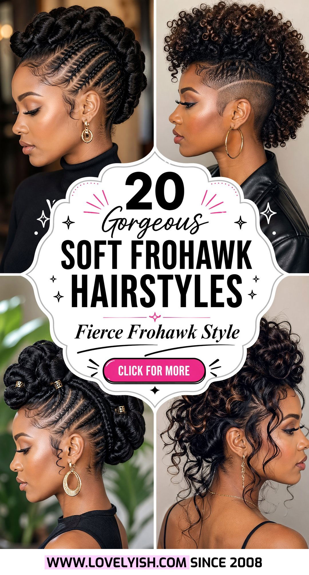 20 Gorgeous Soft Frohawk Hairstyle Ideas for Women to Try - 20 Gorgeous Soft Frohawk Hairstyle Ideas for Women to Try