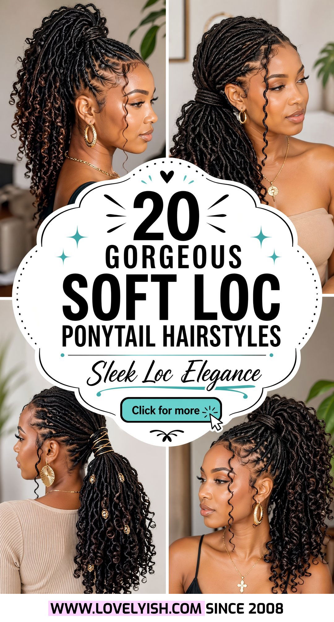 20 Gorgeous Soft Loc Ponytail Hairstyles To Try Right Now - 20 Gorgeous Soft Loc Ponytail Hairstyles To Try Right Now