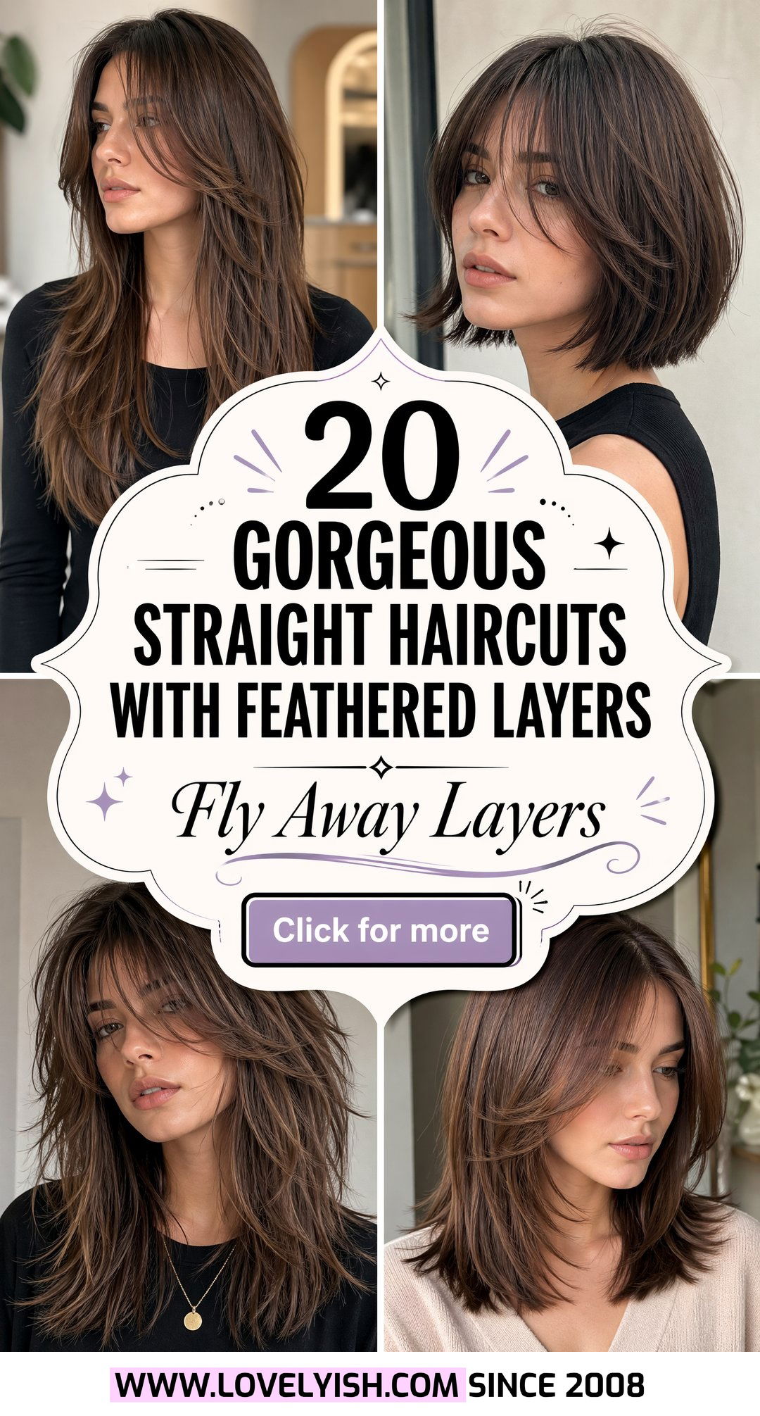 20 Gorgeous Straight Haircut With Feathered Layers Ideas - 20 Gorgeous Straight Haircut With Feathered Layers Ideas