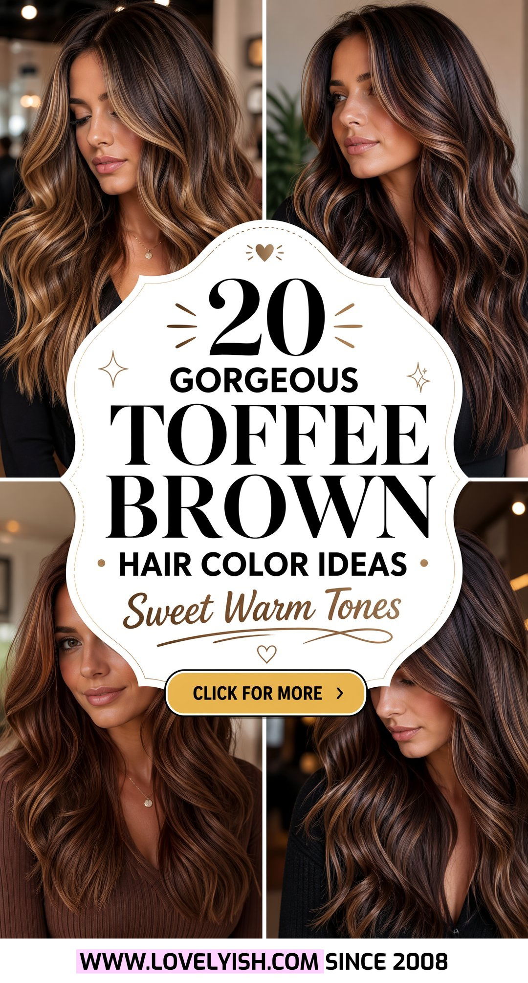 20 Gorgeous Toffee Brown Hair Color Ideas for a Warm Look - 20 Gorgeous Toffee Brown Hair Color Ideas for a Warm Look