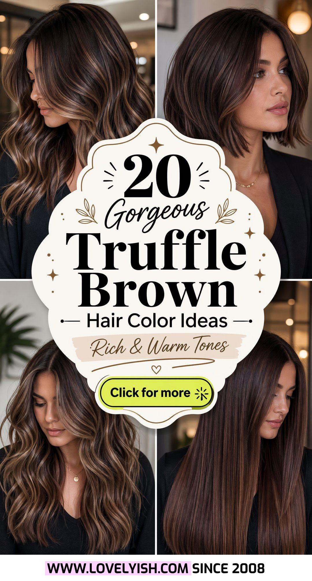 20 Gorgeous Truffle Brown Hair Color Ideas to Try Right Now - 20 Gorgeous Truffle Brown Hair Color Ideas to Try Right Now