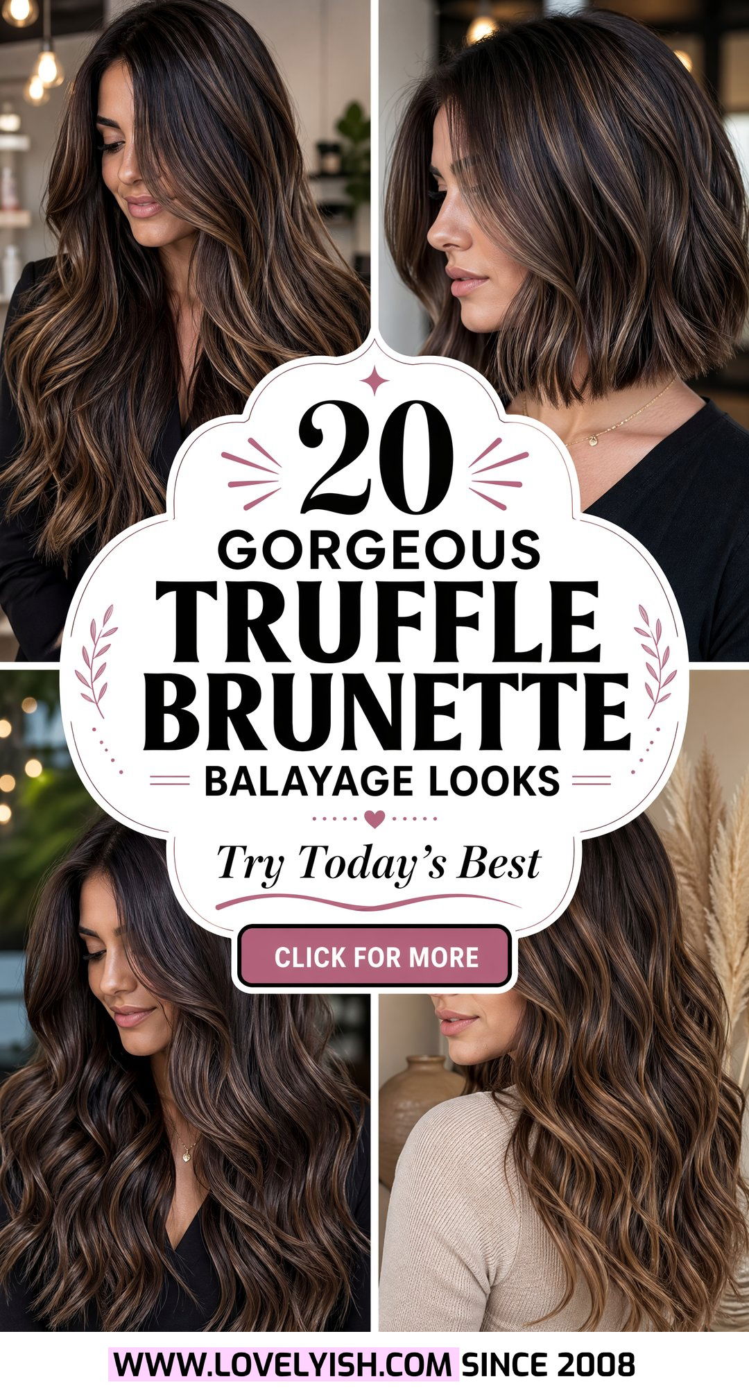 20 Gorgeous Truffle Brunette Balayage Looks to Try Today - 20 Gorgeous Truffle Brunette Balayage Looks to Try Today