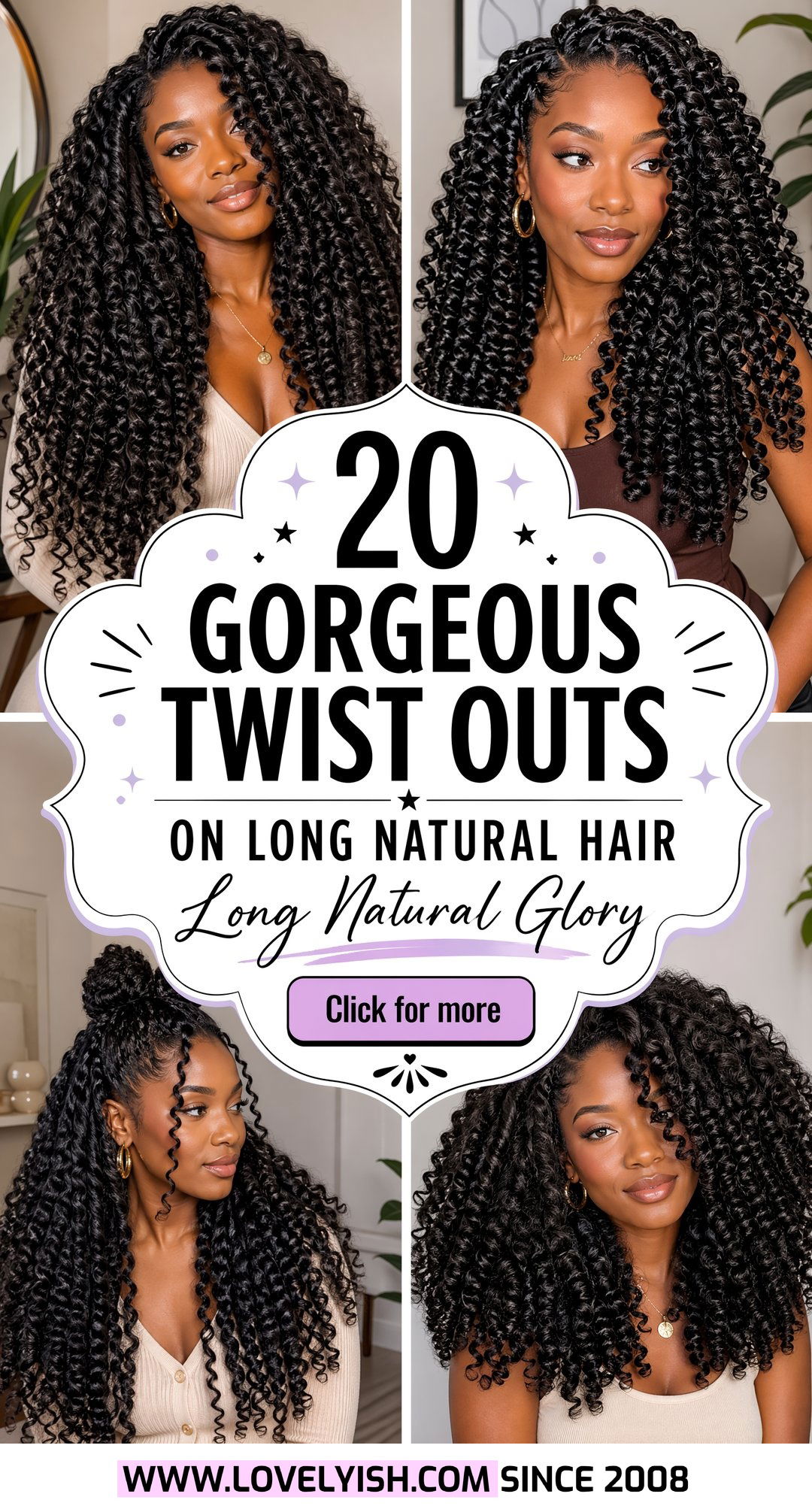 20 Gorgeous Twist Out on Long Natural Hair Looks to Try - 20 Gorgeous Twist Out on Long Natural Hair Looks to Try